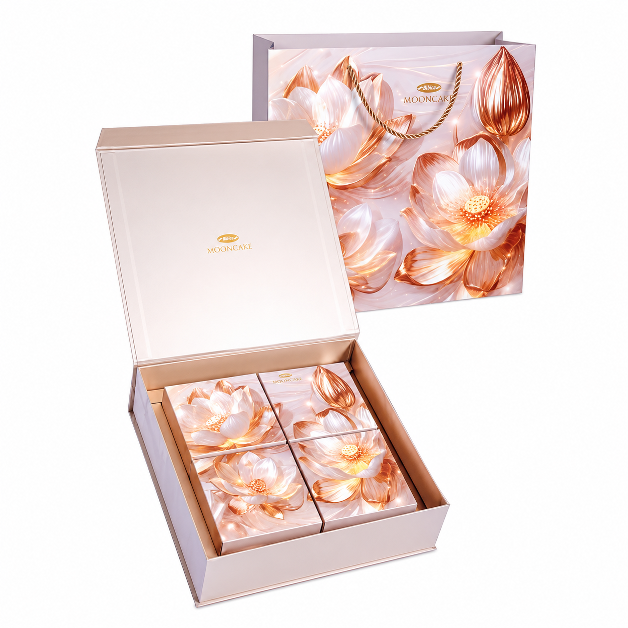 Bánh trung thu cao cấp Sen Vàng 600g (SV)