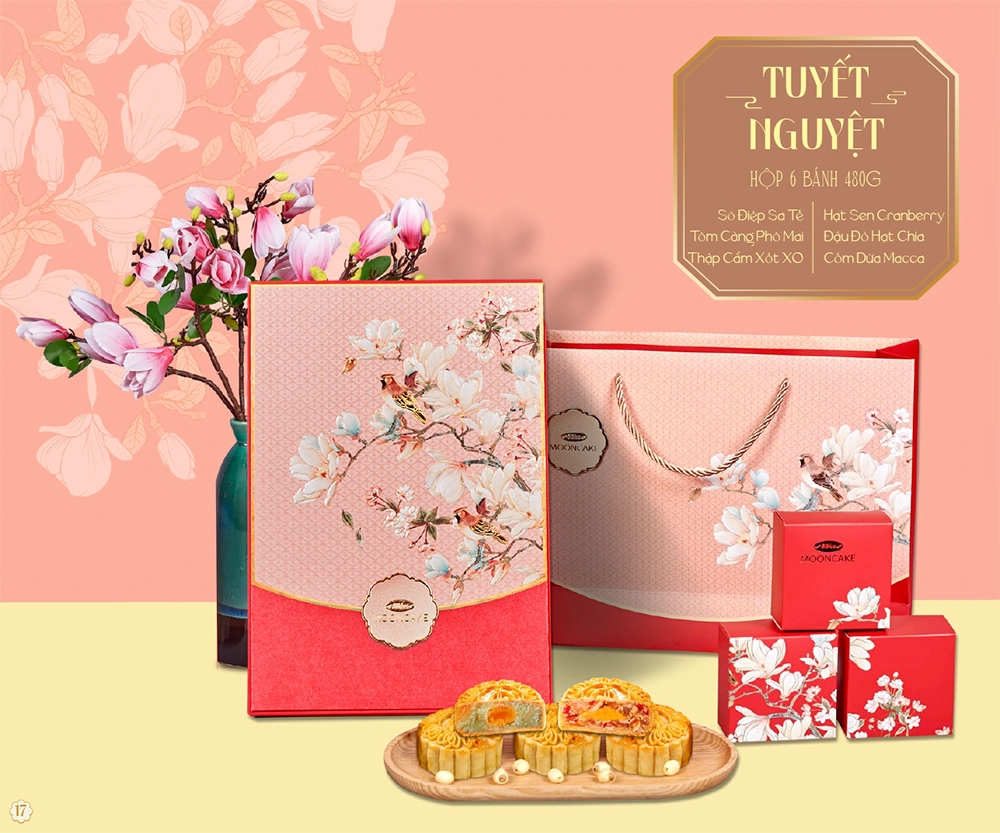 Bánh trung thu cao cấp Tuyết Nguyệt 480g (TUN)