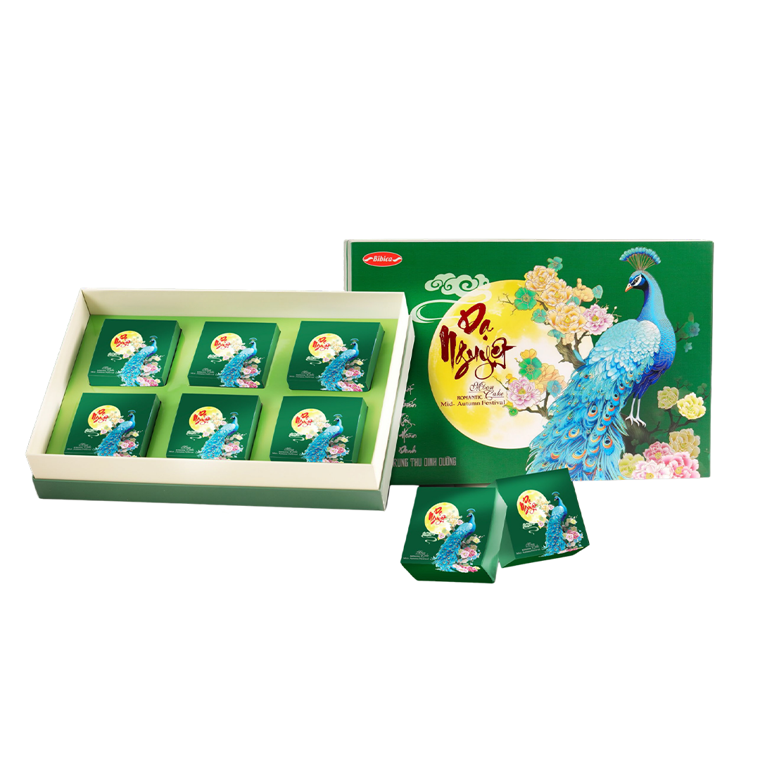 Bánh trung thu dinh dưỡng cao cấp Dạ Nguyệt Khổng Tước 480g (DNKT)