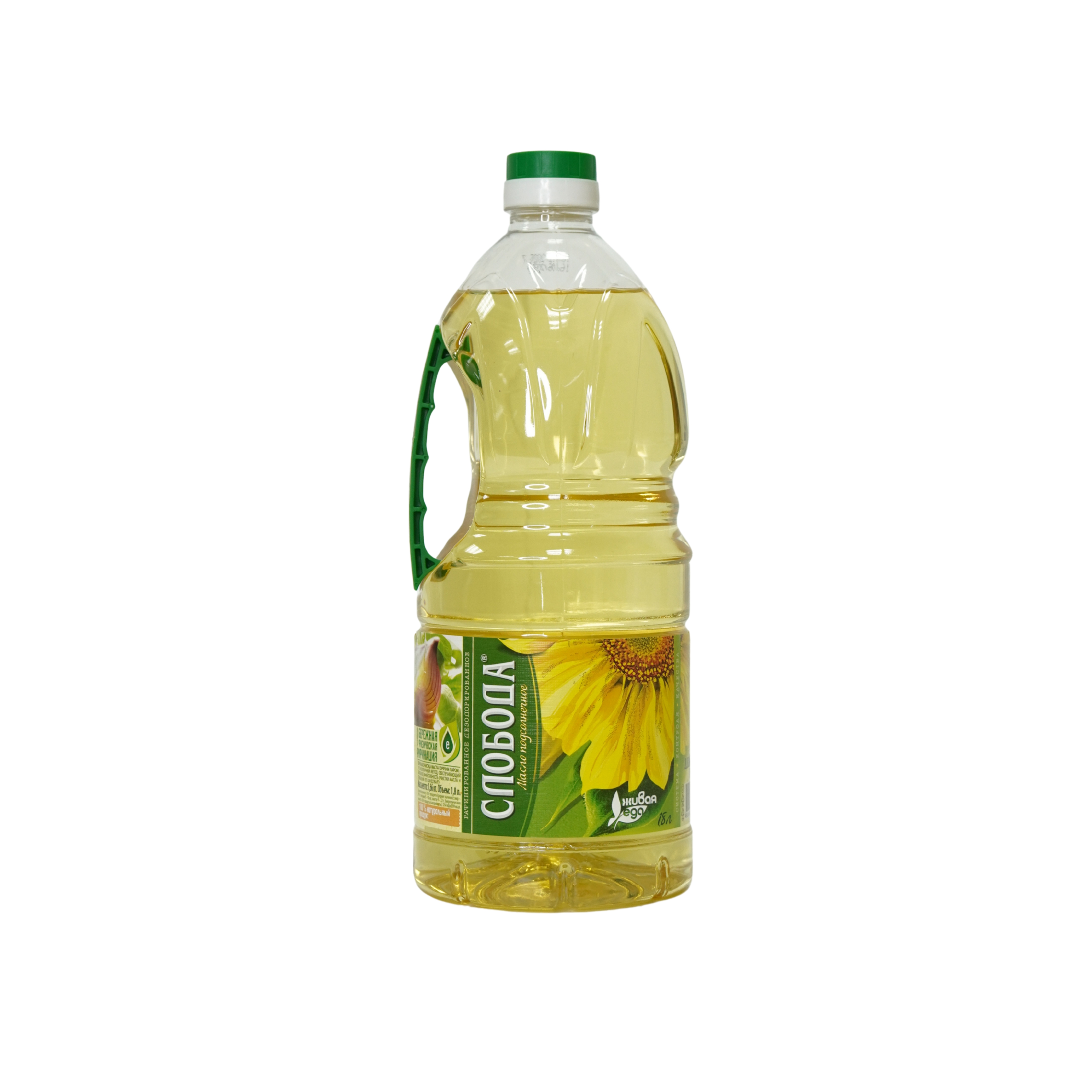 Dầu hướng dương Sloboda tinh luyện, ép lạnh hạng nhất 1.8L (6 Chai/Thùng)