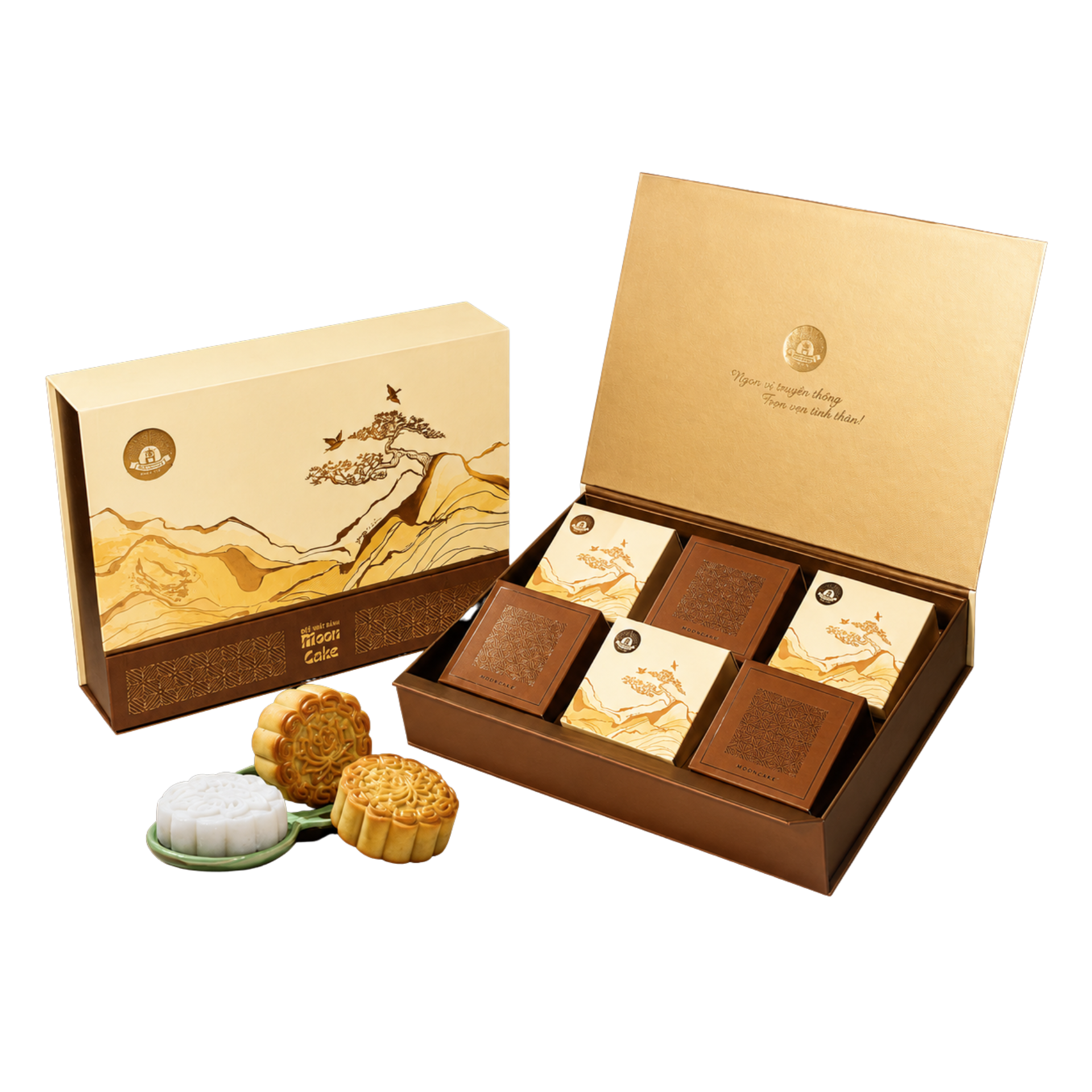 Hộp Đoàn viên (Hộp 6 bánh cao cấp: 600g & 610g)