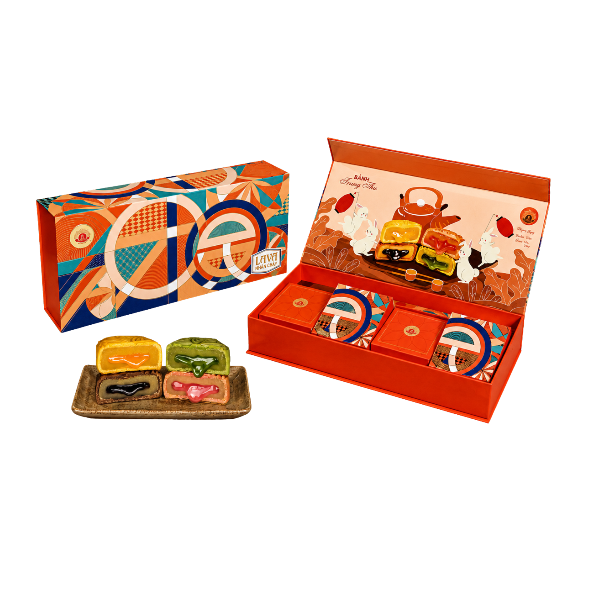 Hộp bánh Lava Nhân chảy (Hộp 4 bánh đặc biệt: 320g)