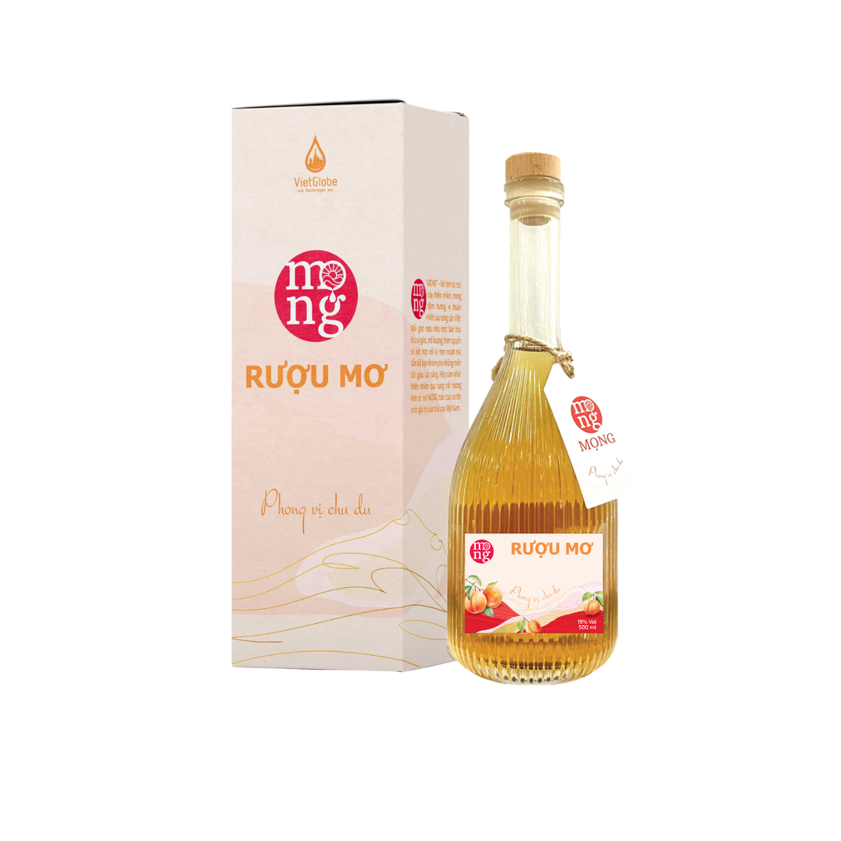 Mọng rượu Mơ 19%v chai TT 500ml