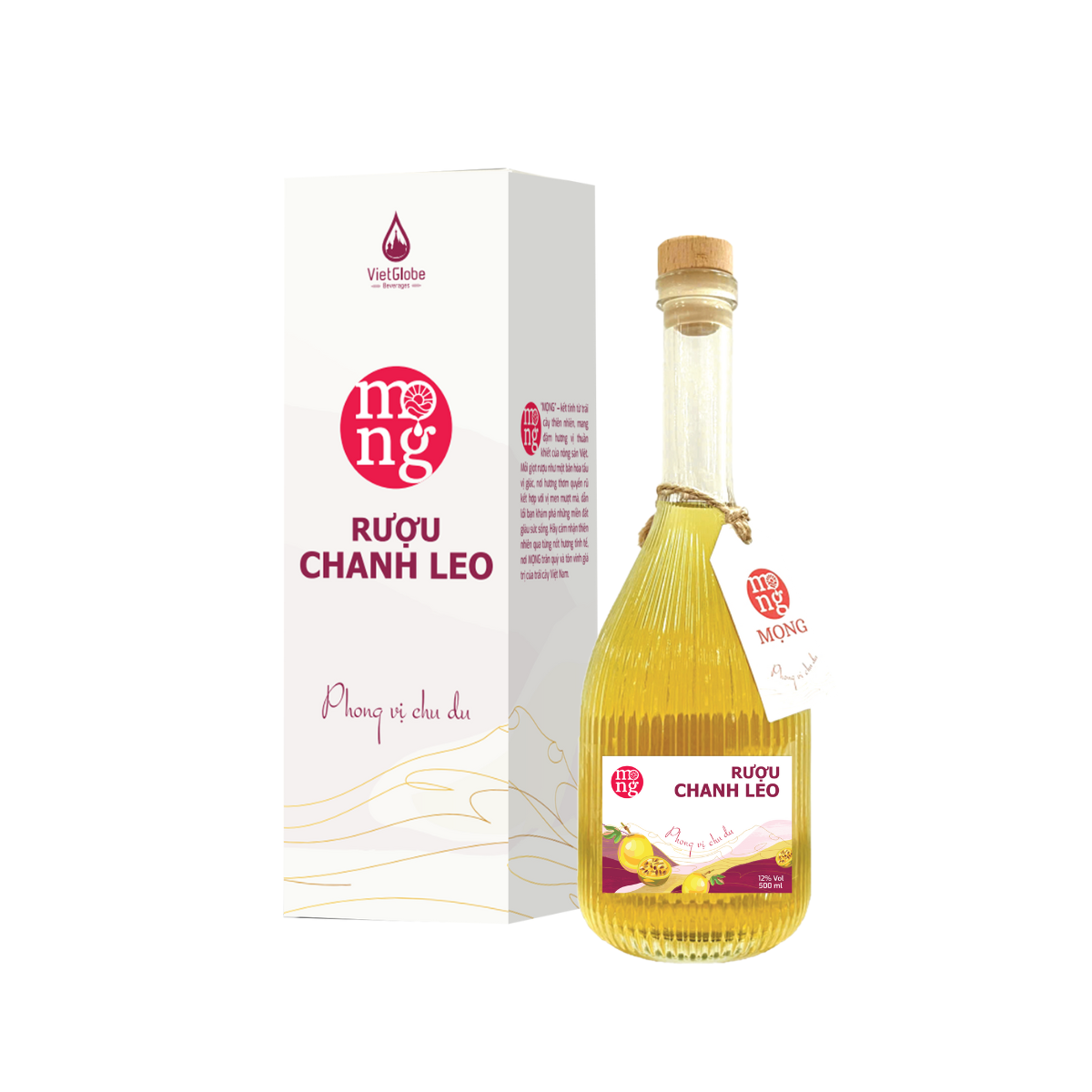 Rượu Mọng Chanh leo chai thủy tinh 500ml