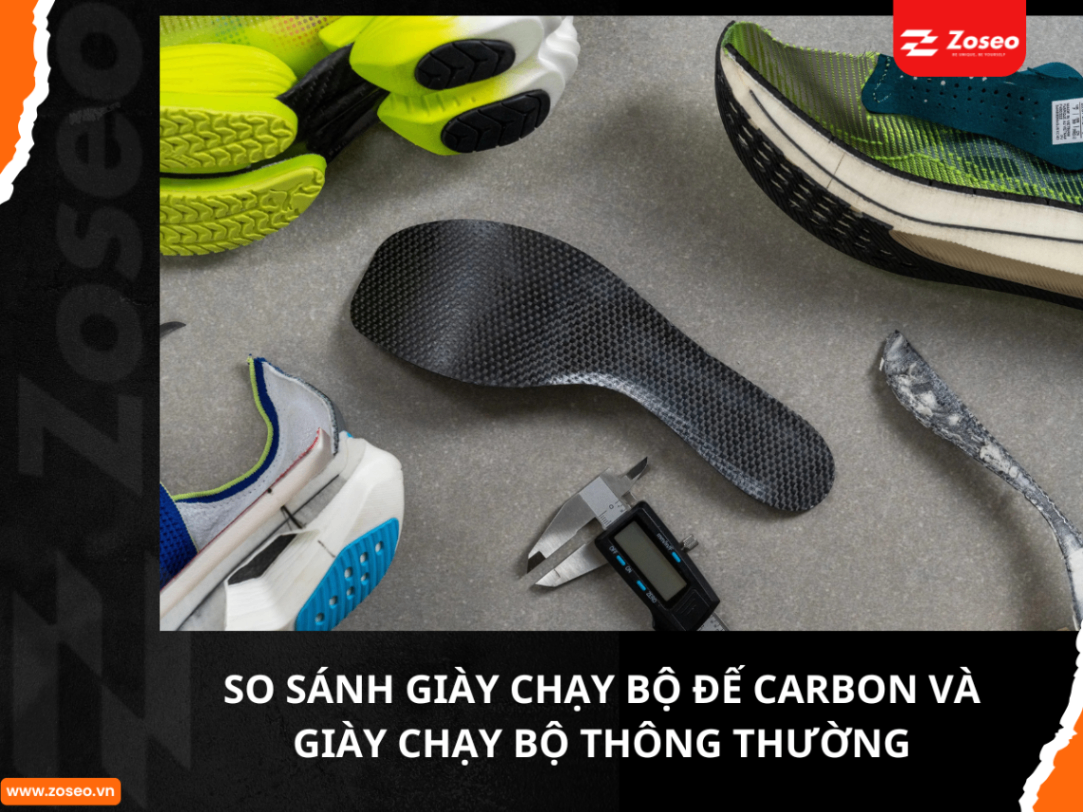 So sánh giày chạy bộ đế Carbon và giày chạy thông thường: Ưu nhược điểm chi tiết