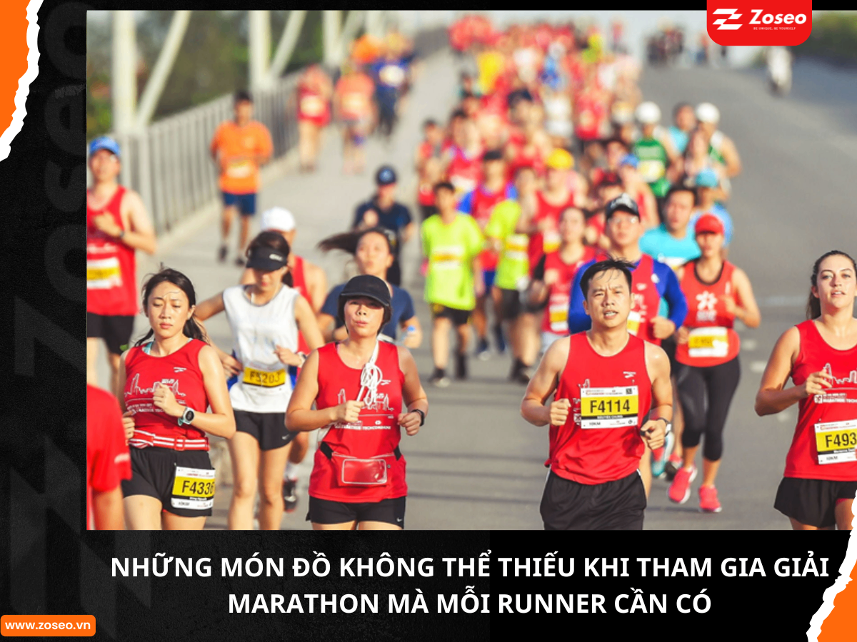 Những món đồ không thể thiếu khi tham gia giải marathon mà mỗi runner cần có