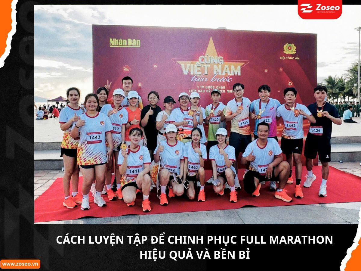 Cách luyện tập để chinh phục full marathon hiệu quả và bền bỉ