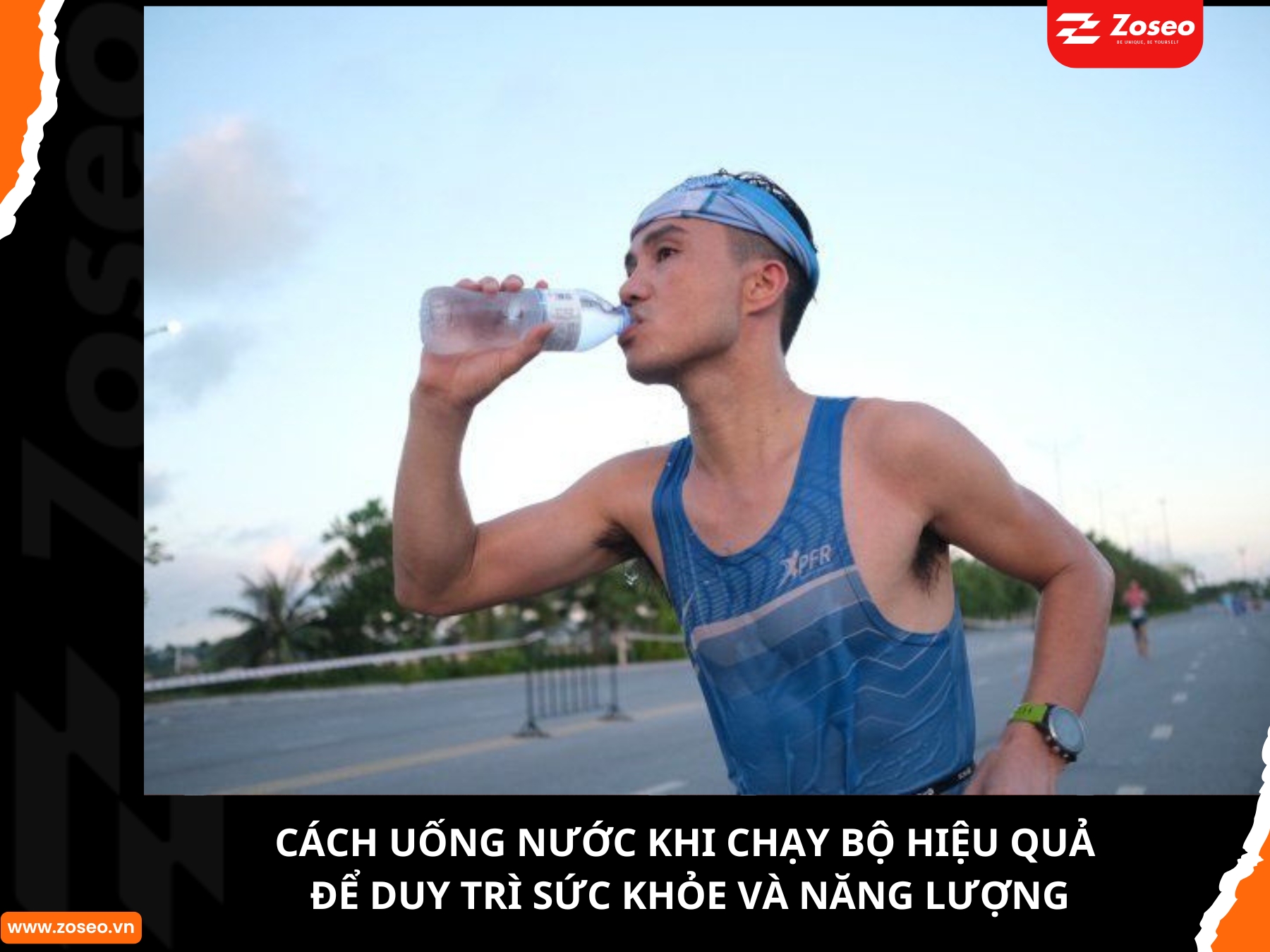 Cách uống nước khi chạy bộ hiệu quả để duy trì sức khỏe và năng lượng