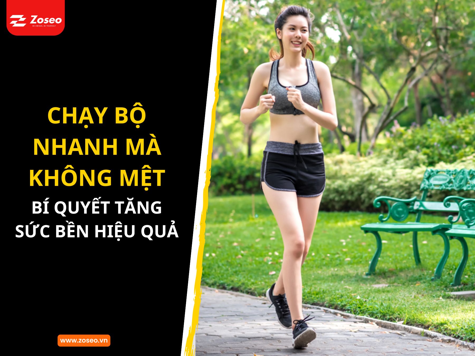 Chạy bộ nhanh mà không mệt: Bí quyết tăng sức bền hiệu quả!