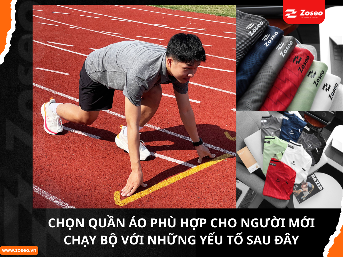 Chọn quần áo phù hợp cho người mới chạy bộ với những yếu tố sau đây