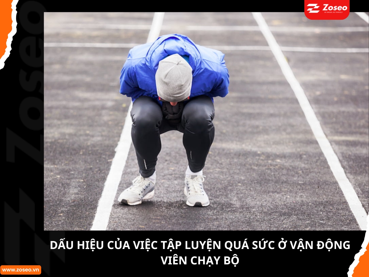 Dấu hiệu của việc tập luyện quá sức ở vận động viên chạy bộ