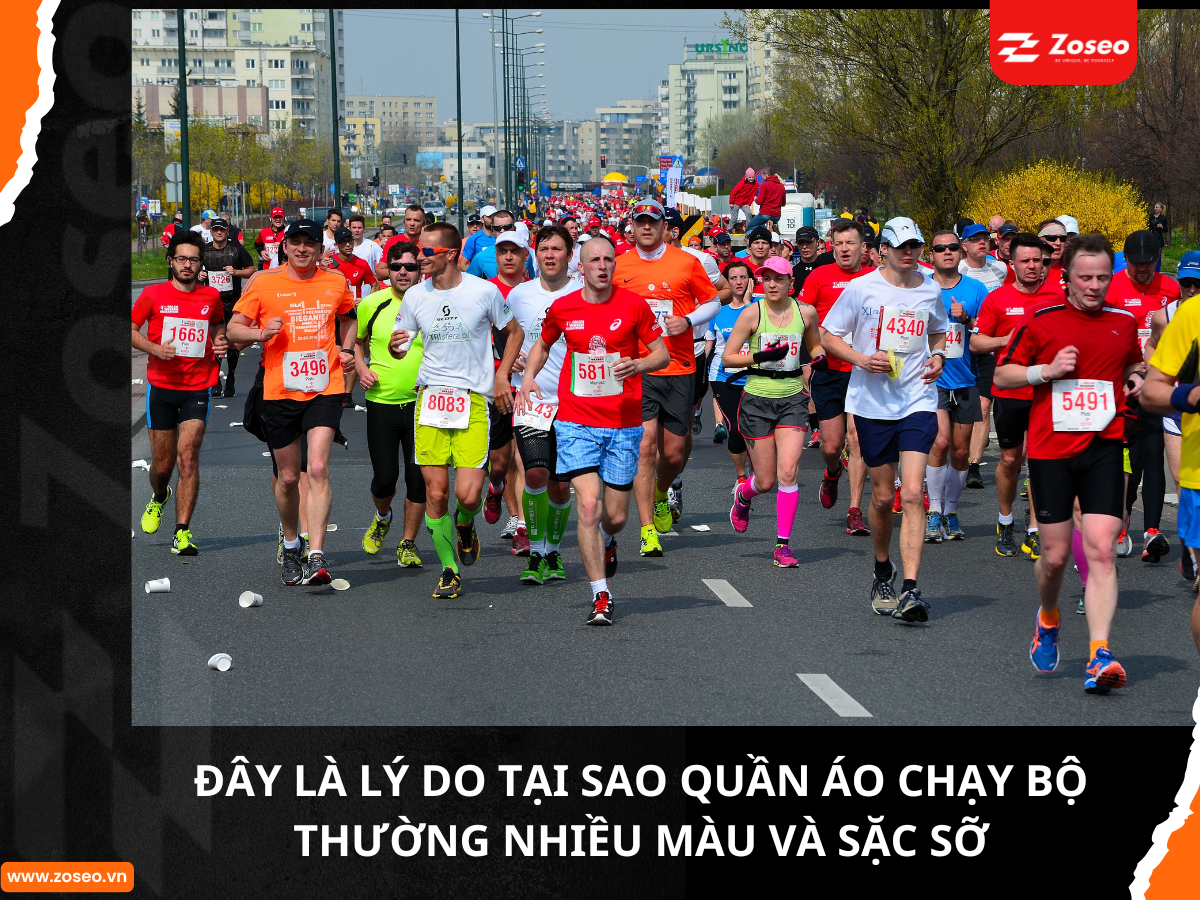 Đây là lý do tại sao quần áo chạy bộ lại thường có nhiều màu sắc sặc sỡ?