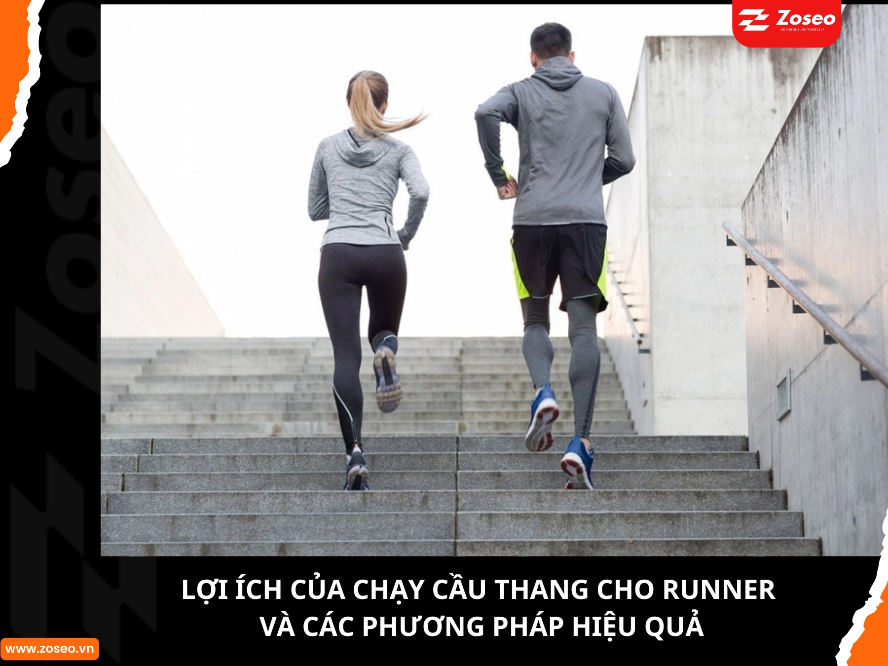 Lợi ích của chạy cầu thang cho runner và các phương pháp hiệu quả