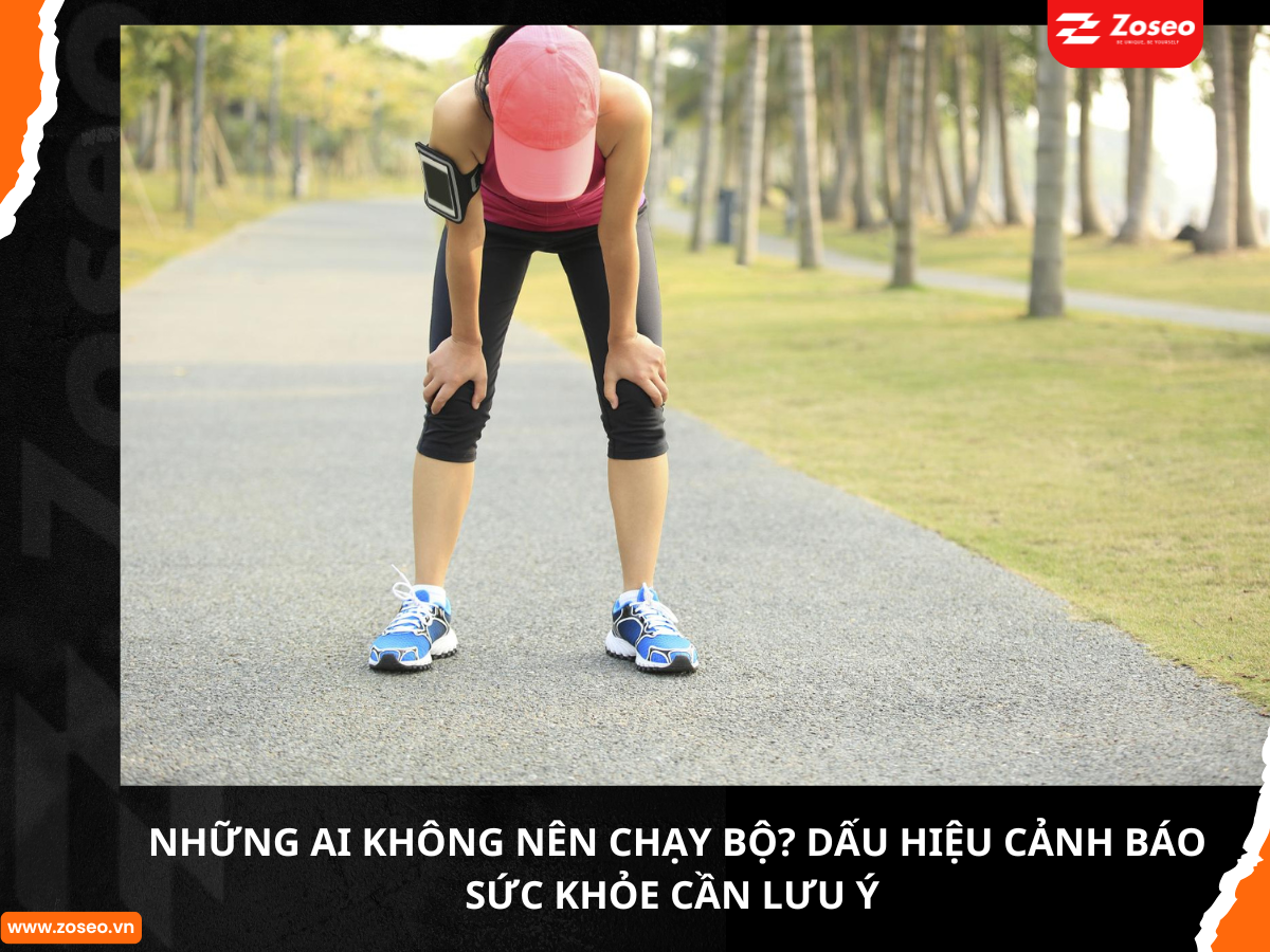 Những ai không nên chạy bộ? Dấu hiệu cảnh báo sức khỏe cần lưu ý