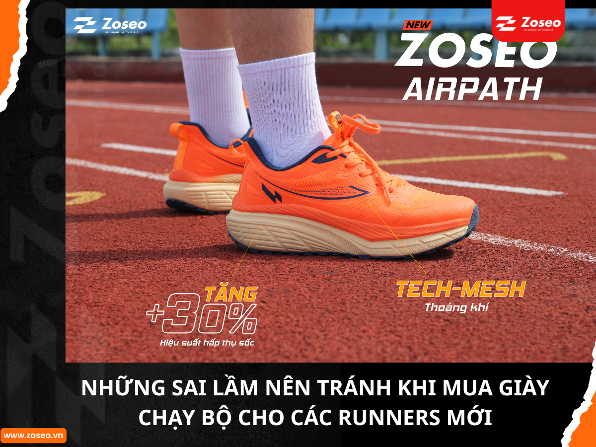 Những sai lầm nên tránh khi mua giày chạy bộ cho các runners mới