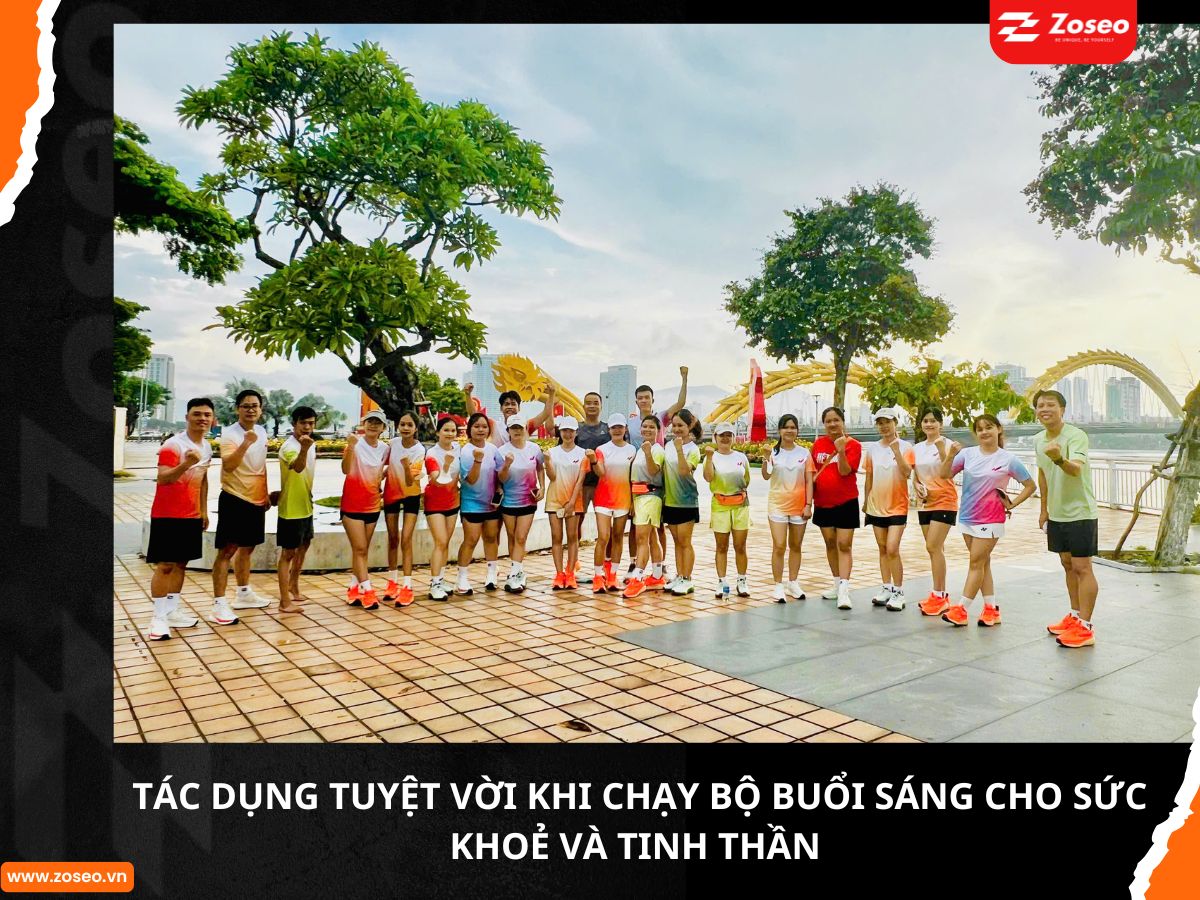 Tác dụng tuyệt vời khi chạy bộ buổi sáng cho sức khỏe và tinh thần!
