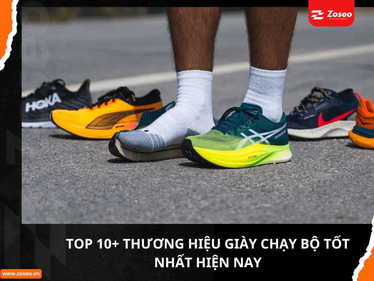 Top 10+ các thương hiệu giày chạy bộ tốt nhất hiện nay