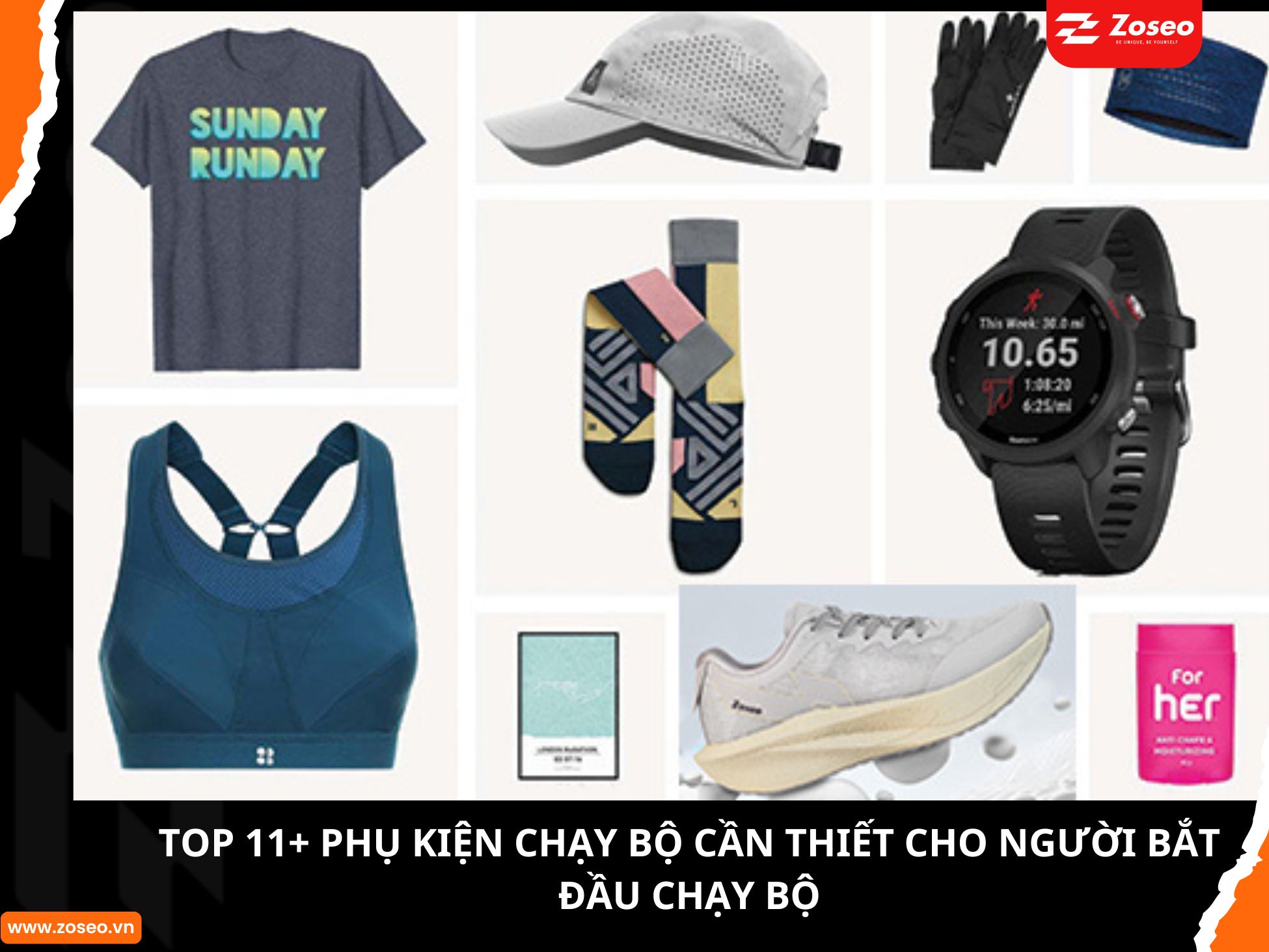 Top 11+ Phụ Kiện Chạy Bộ Cần Thiết Cho Người Bắt Đầu Chạy Bộ