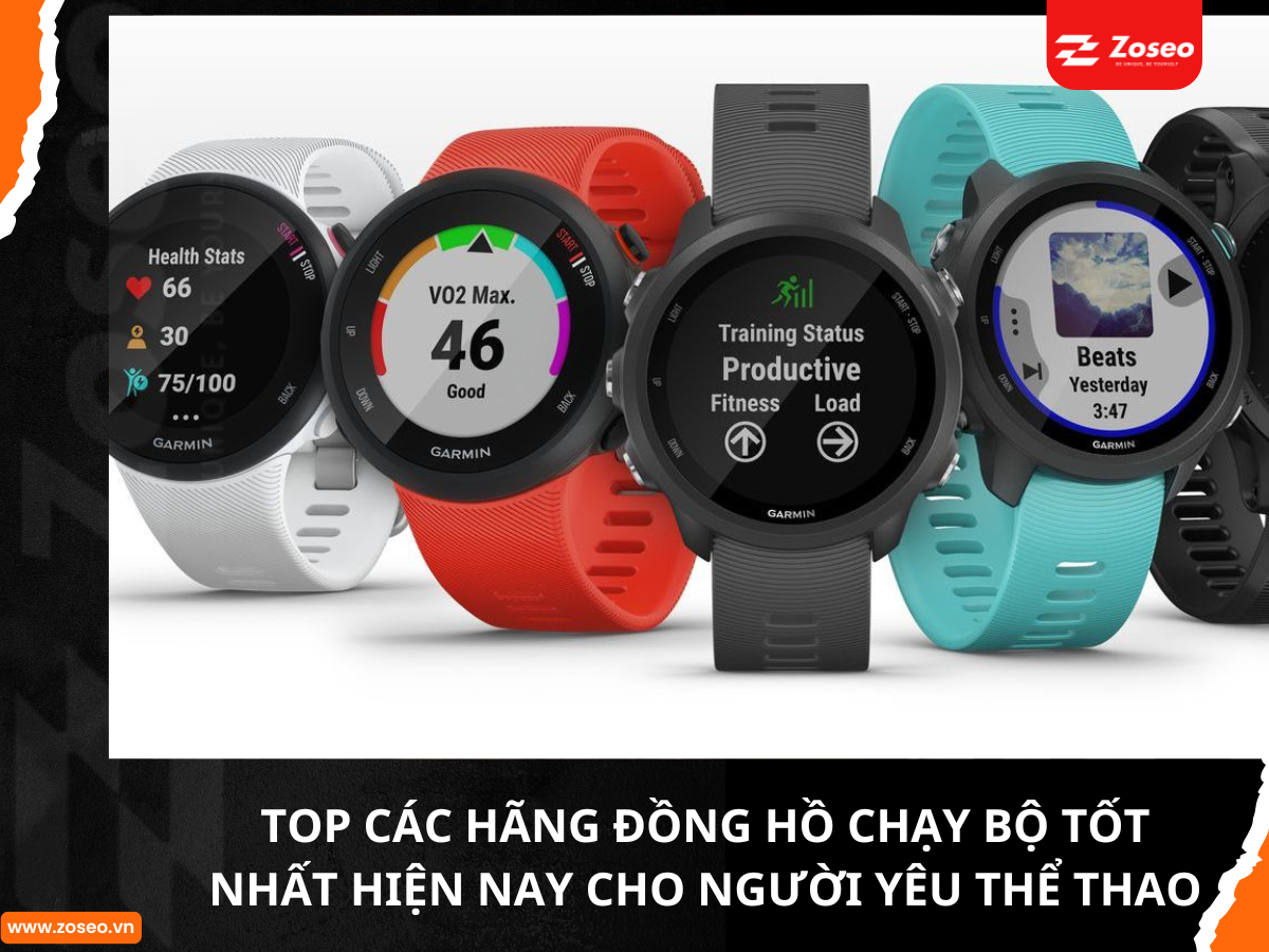 Top các hãng đồng hồ chạy bộ tốt nhất hiện nay cho người yêu thể thao