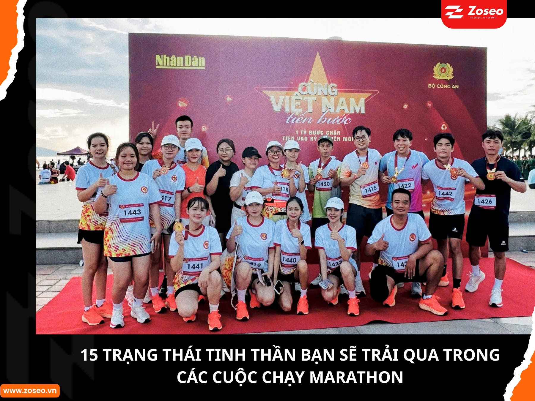 Trạng thái tinh thần bạn sẽ trải qua trong các cuộc chạy marathon: Những cảm xúc và thách thức