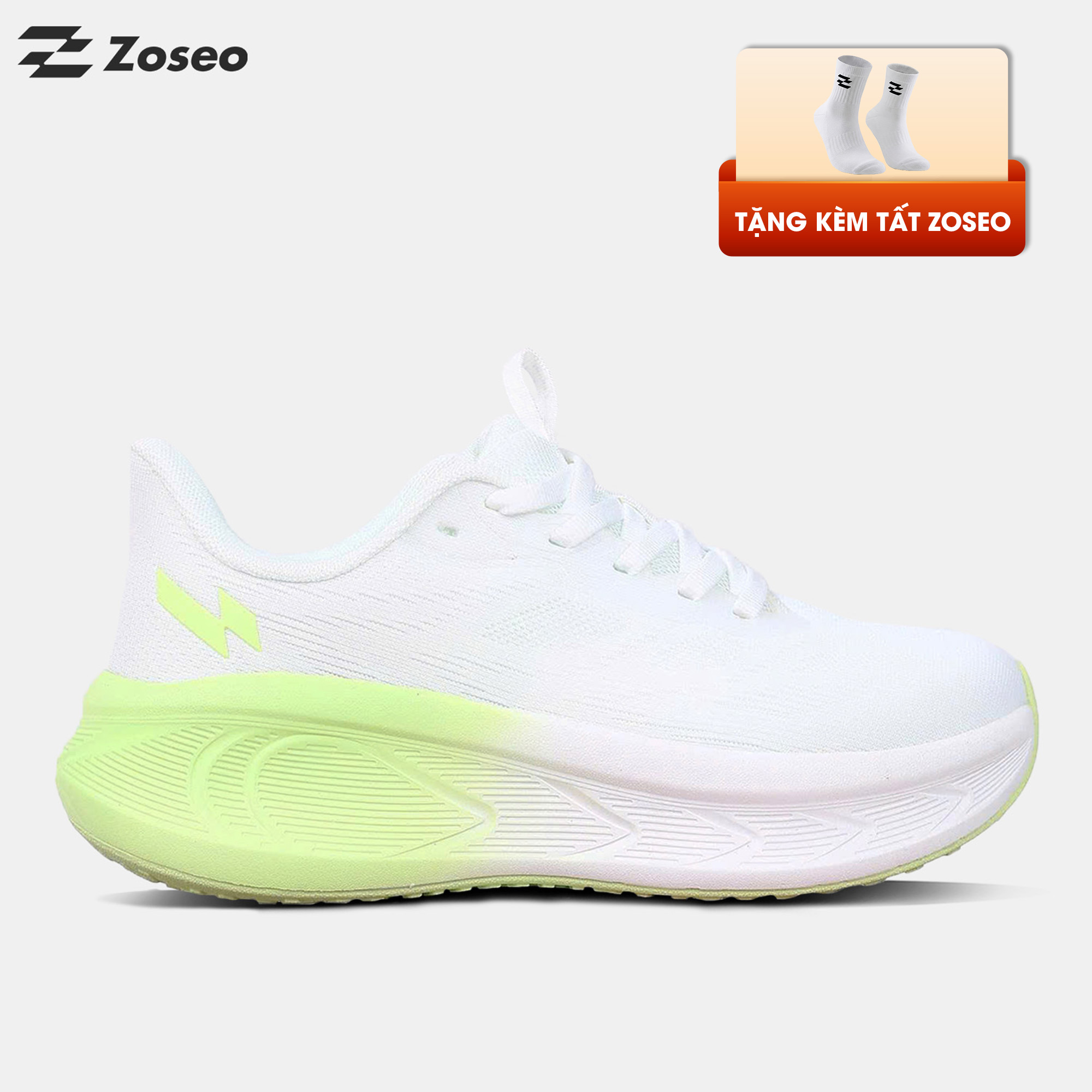 Giày chạy bộ Airgo - White Green