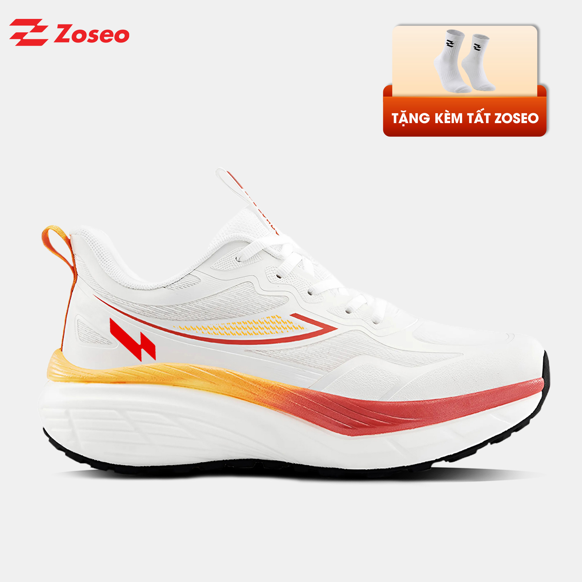 Giày chạy bộ Zoseo Airpath - White