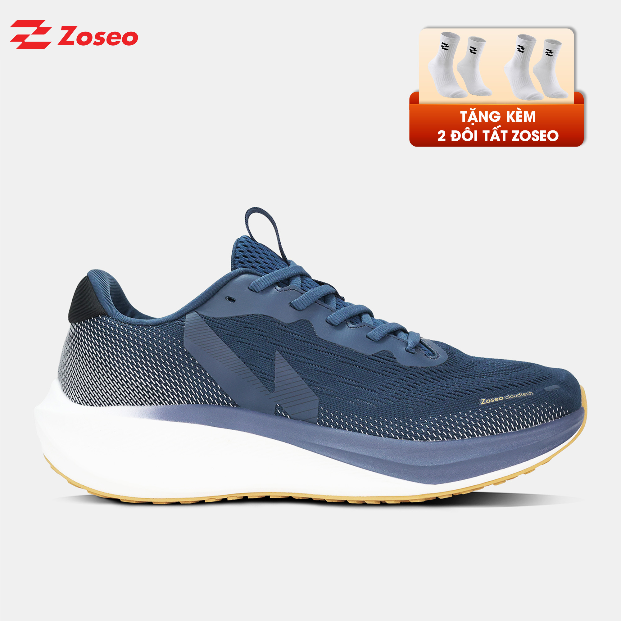 Giày chạy bộ Zoseo Cloudix - Navy