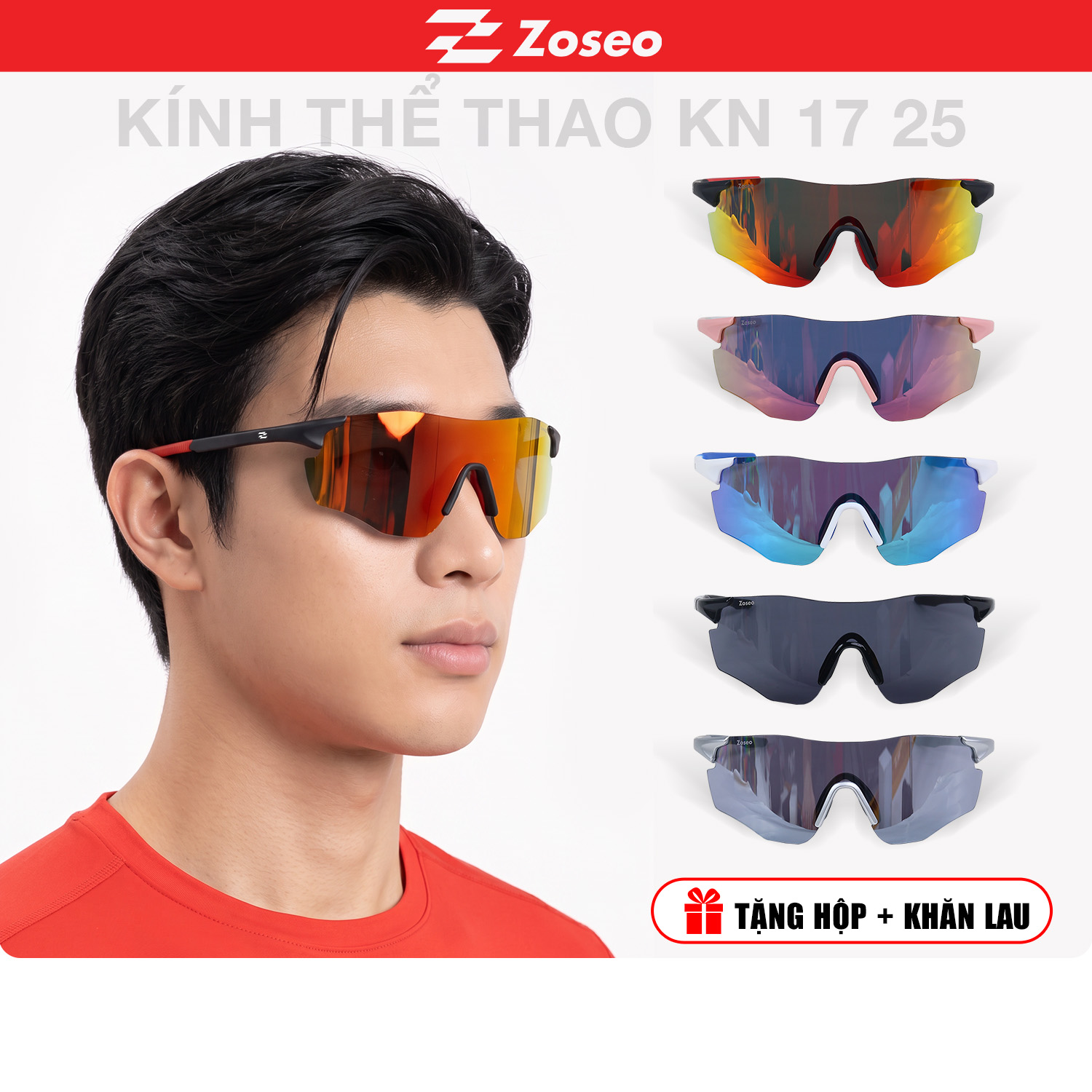 Kính thể thao Zoseo KN 17 25