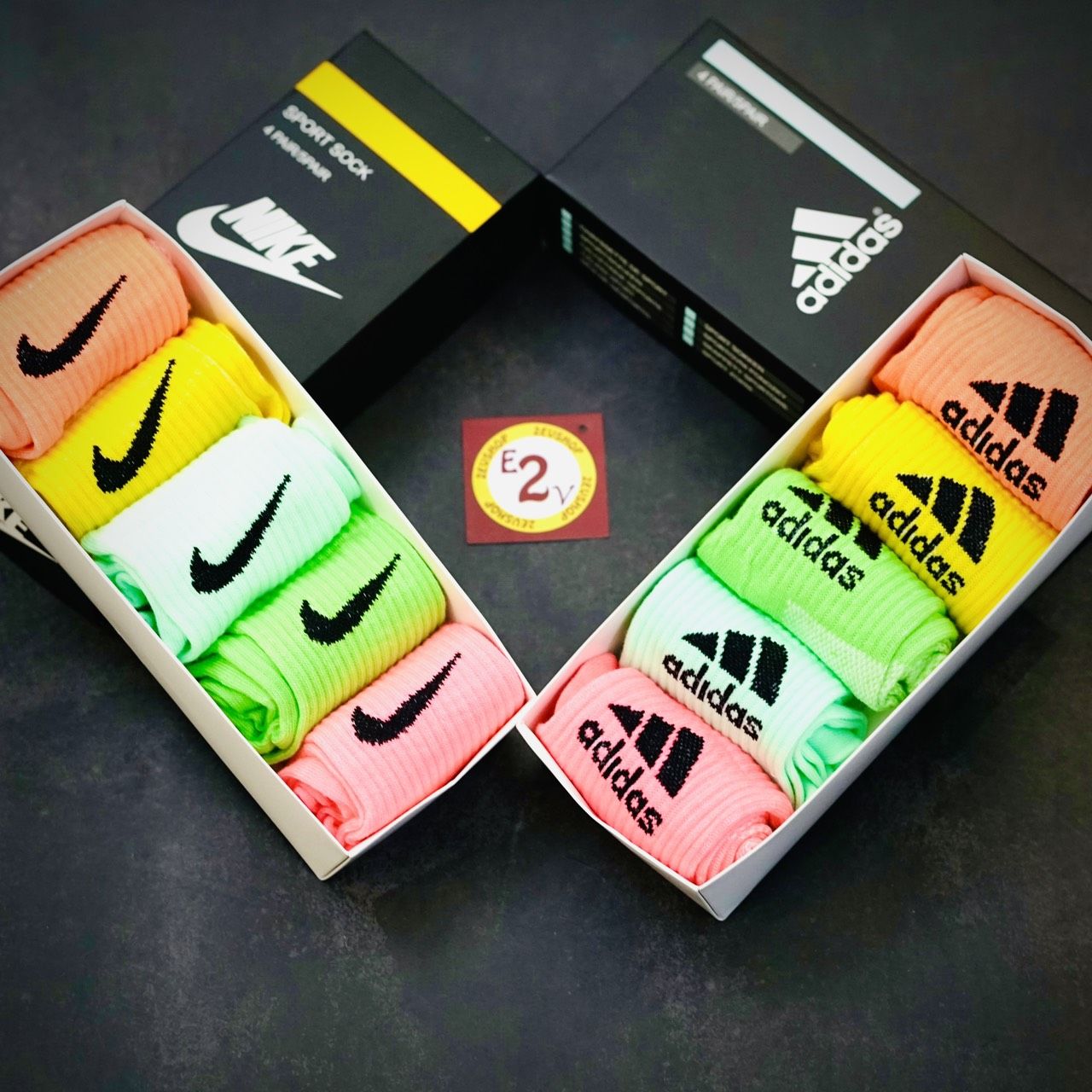 Hộp Tất Nike 5 Màu