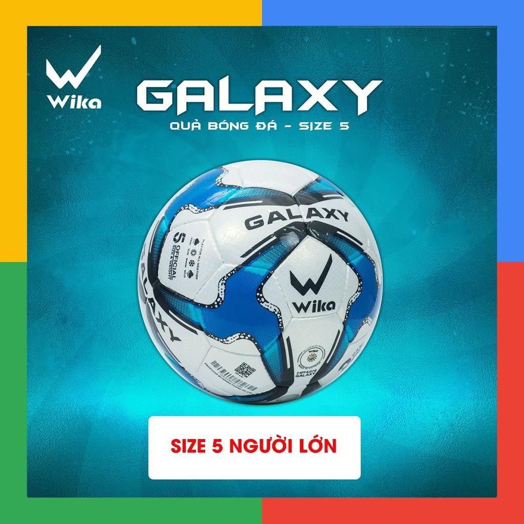 Bóng Wika Galaxy Trắng Xanh Dương (size 5)