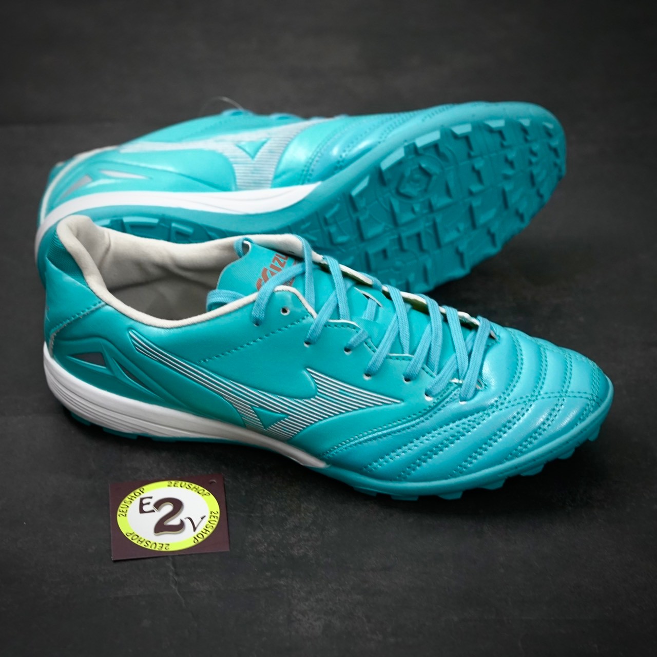 Giày Đá Bóng TF Mizuno Morelia Neo 4 Xanh Ngọc