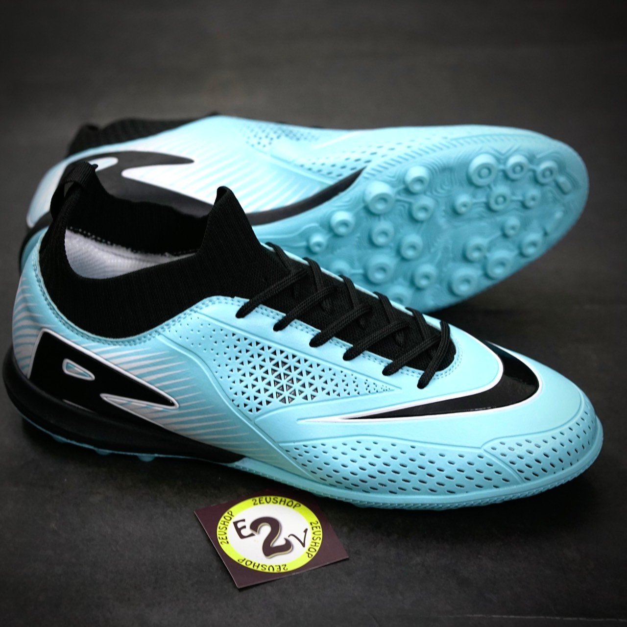 Giày Đá Bóng Nike Mercurial Vapor 16 Xanh Ngọc Cao Cổ