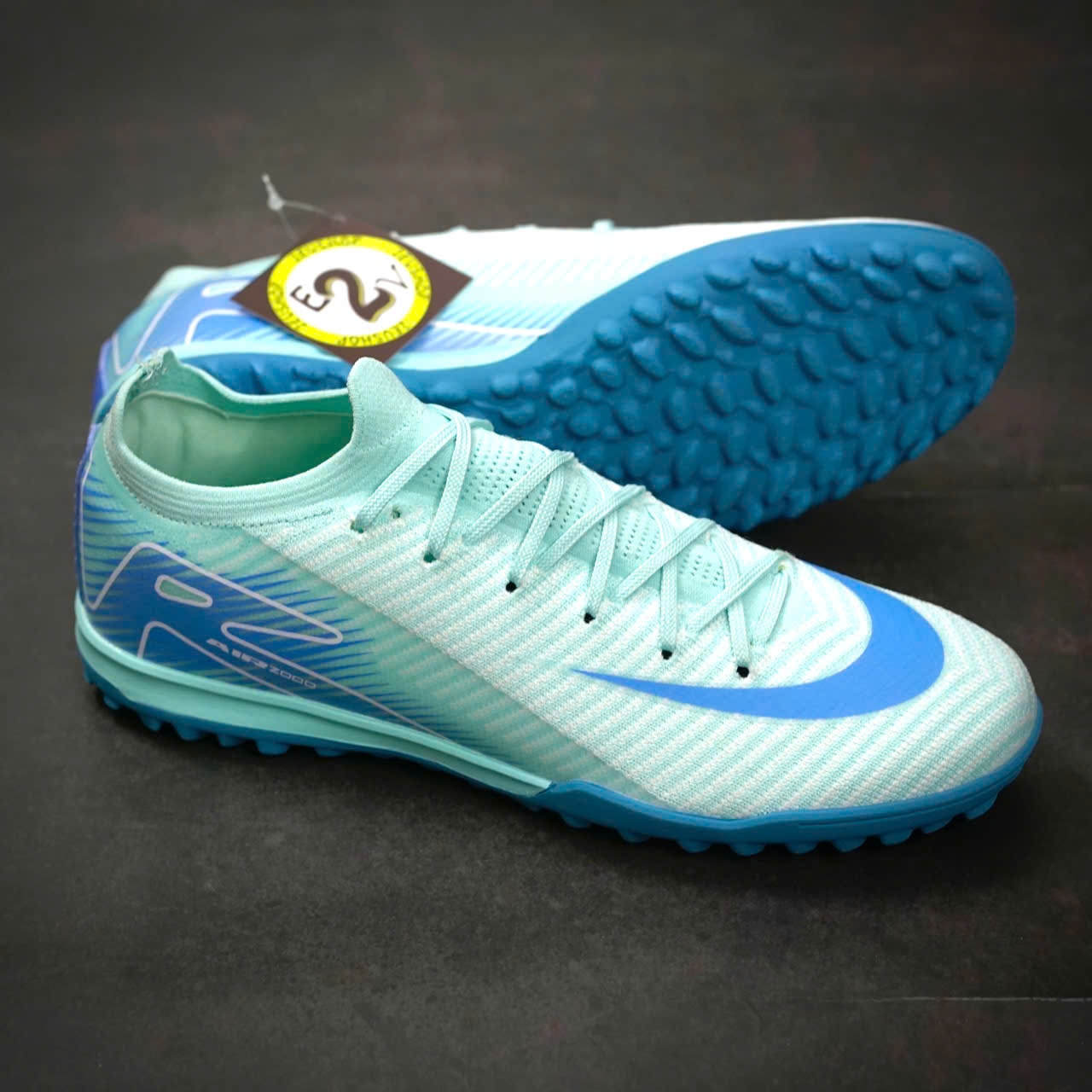 Giày Đá Bóng Nike Air Zooo Mercurial Vapor 16 Elite Xanh Ngọc TF