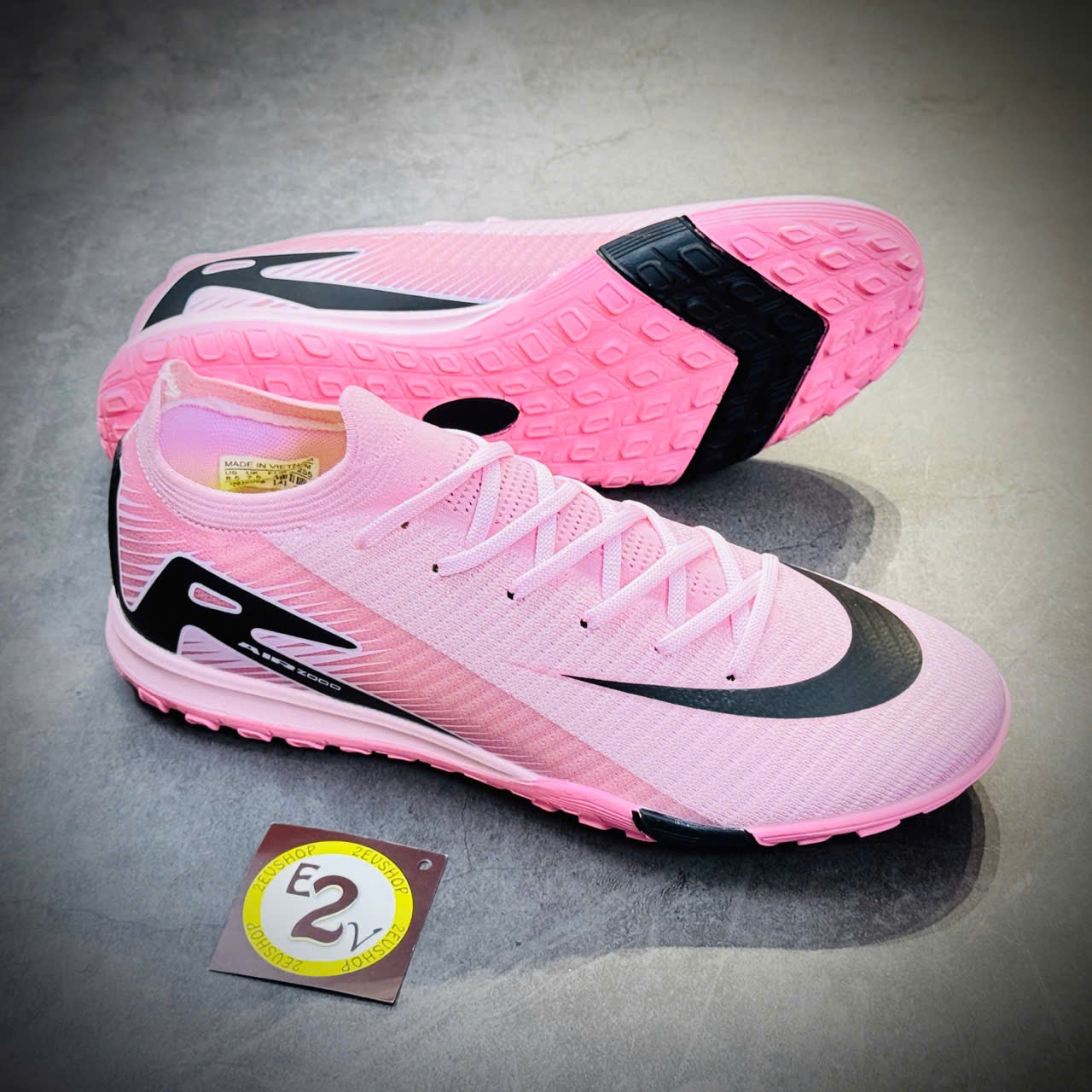 Giày Đá Bóng Nike Air Zooo Mercurial Vapor 16 Elite Black Pink TF