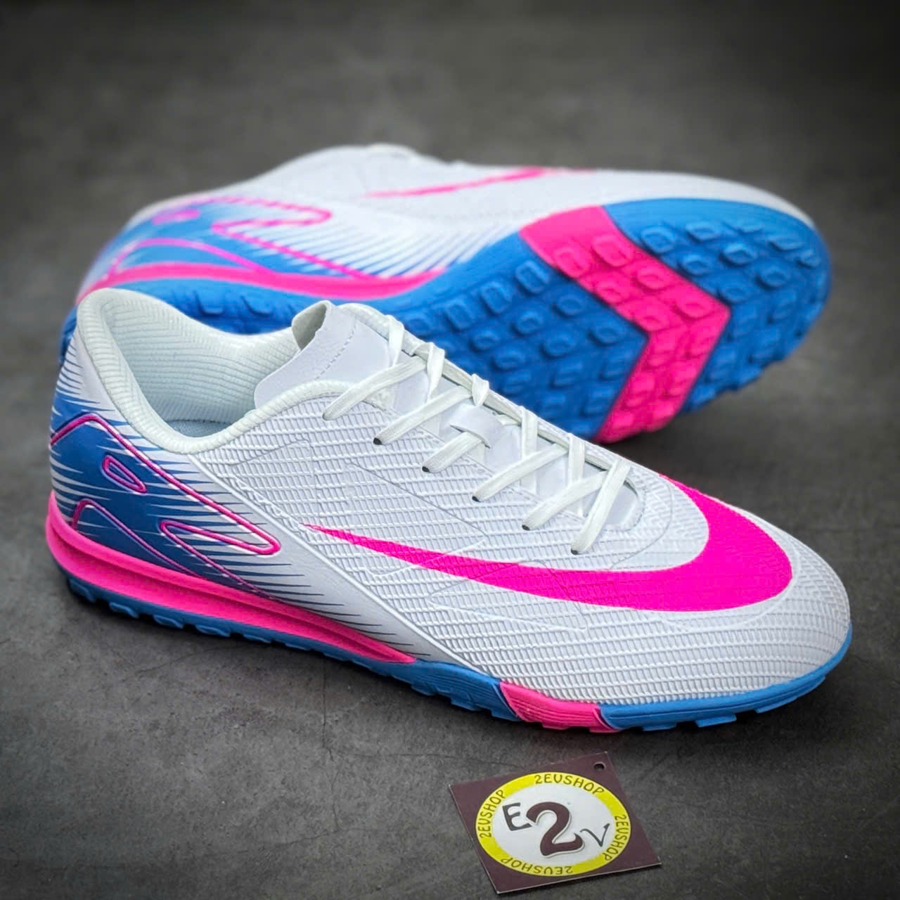 Giày Đá Bóng Nike Mercurial Vapor 16 Trắng Hồng TF
