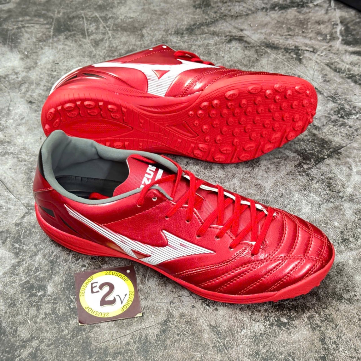 Giày Đá Bóng TF Mizuno Morelia Neo 4 Pro Đỏ