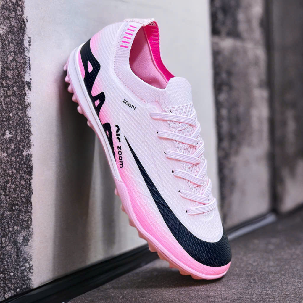 Giày Đá Bóng Air Zoom Mer Vapor 15 Elite Black Pink TF