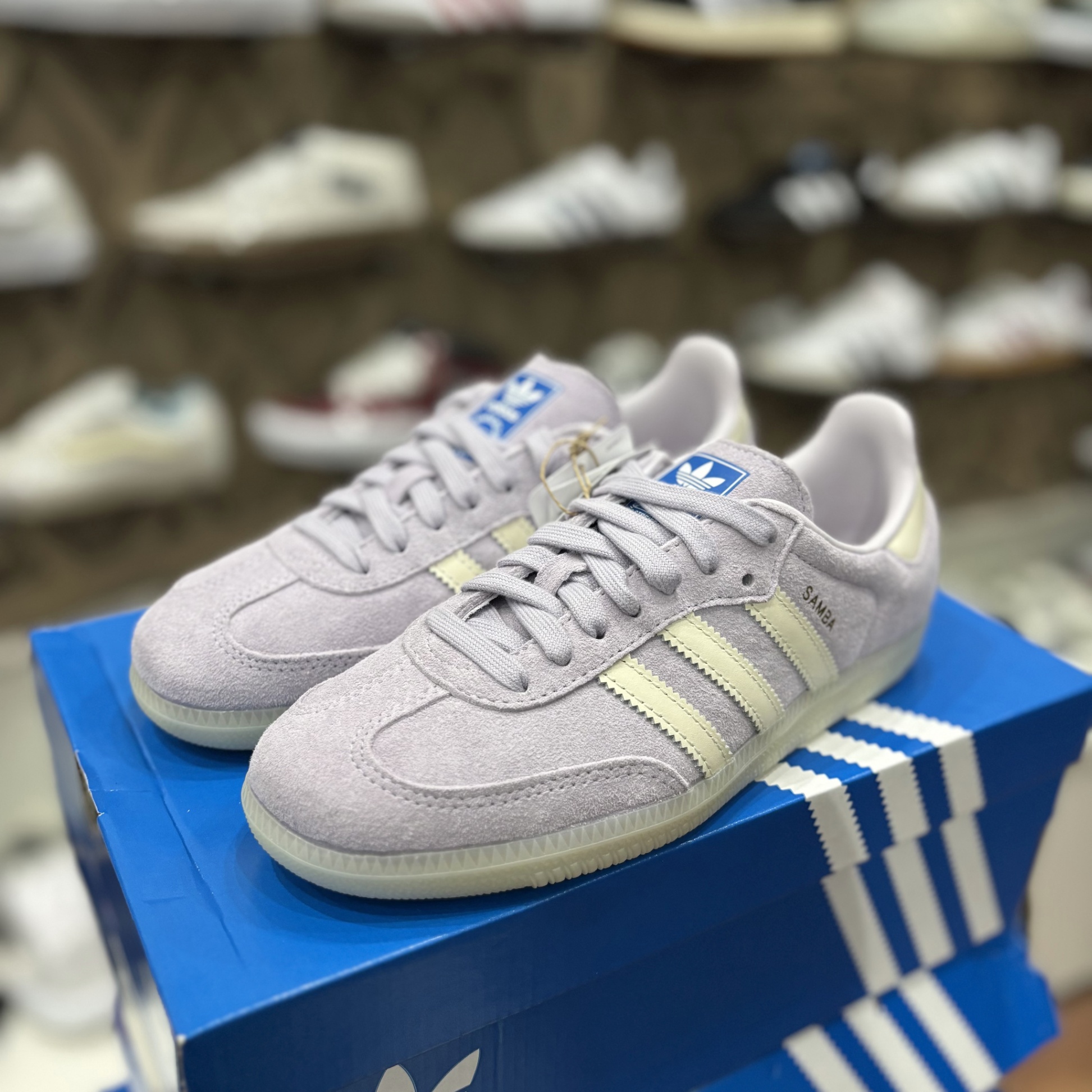 ADIDAS SAMBA OG SILVER DAWN / CHALK WHITE / OFF WHITE