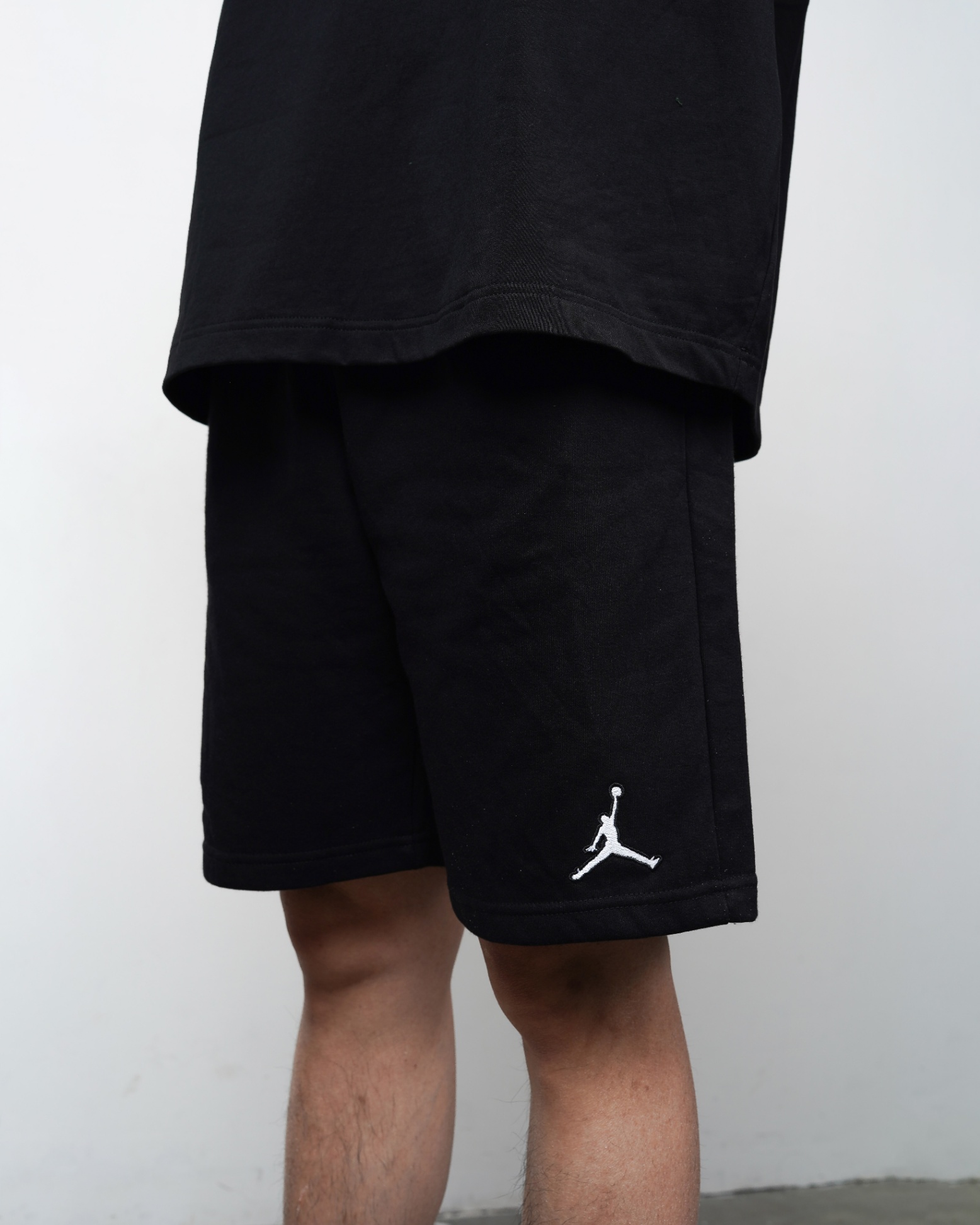 JORDAN JUMPMAN FLEECE SHORT BLACK