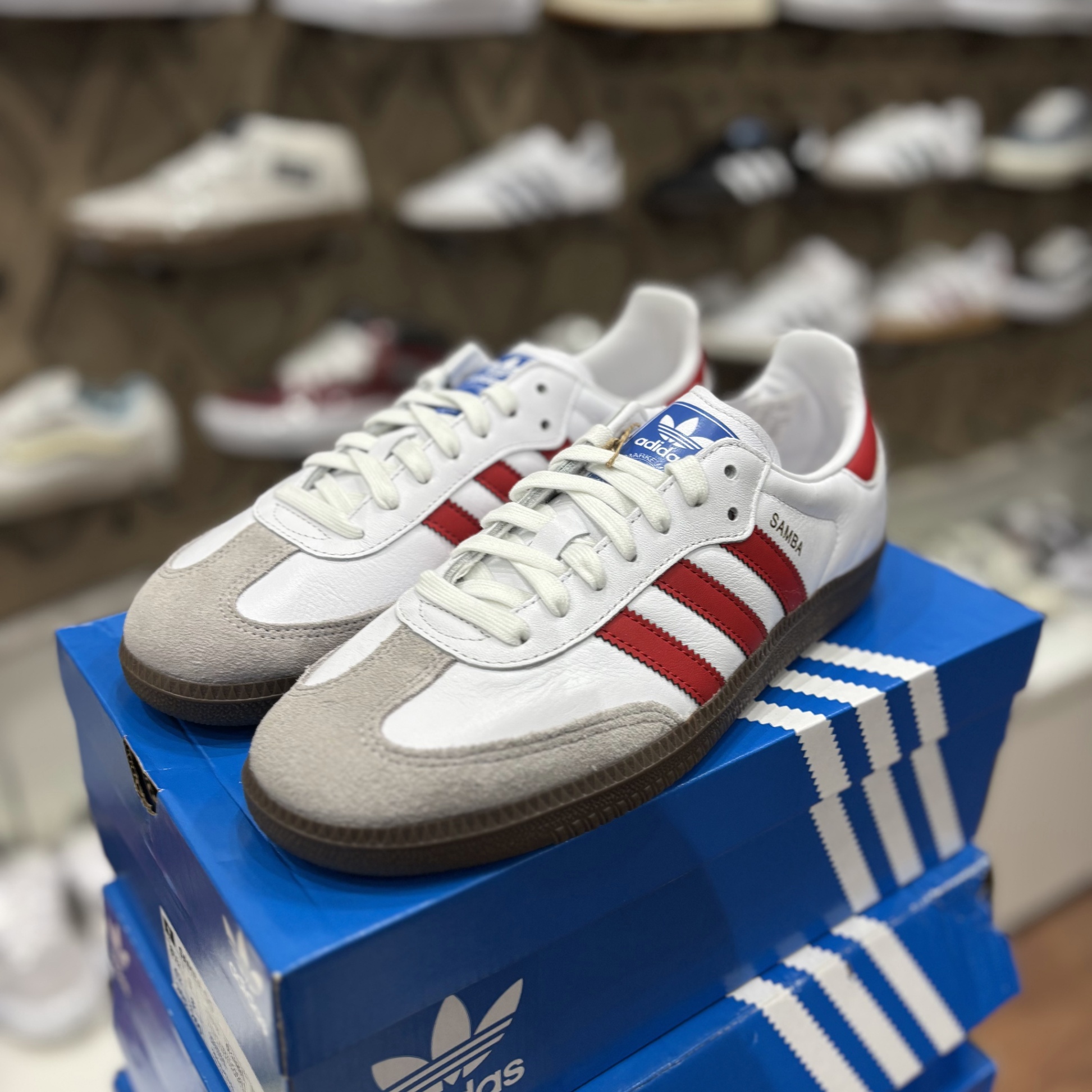 ADIDAS SAMBA OG WHITE BETTER SCARLET