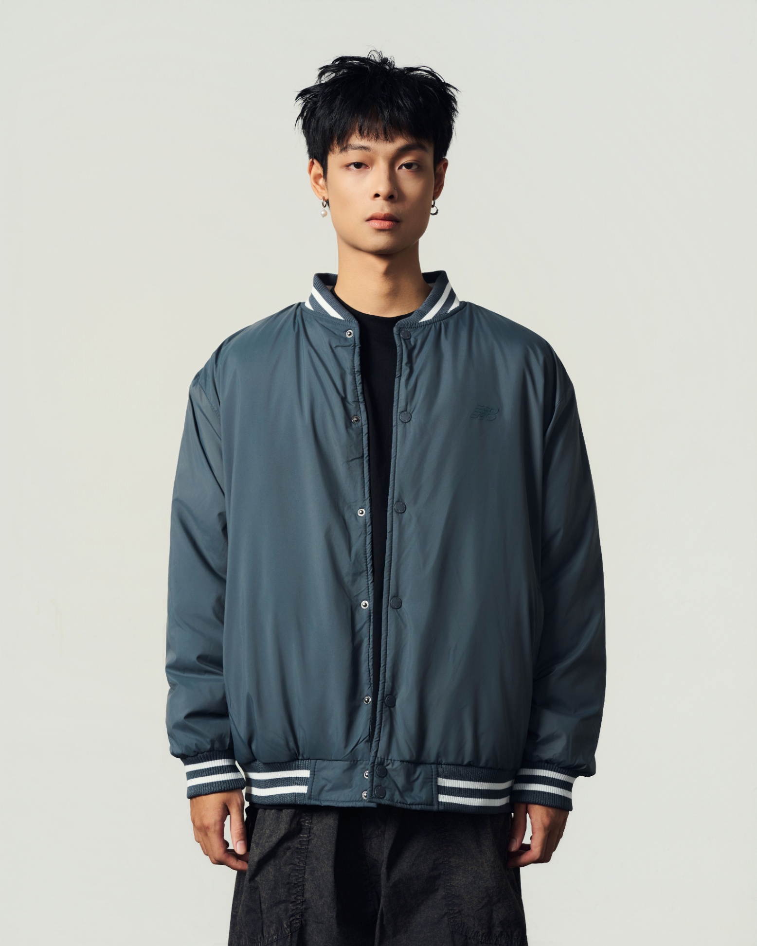NU BA FLEECE LINED BOMBER JACKET