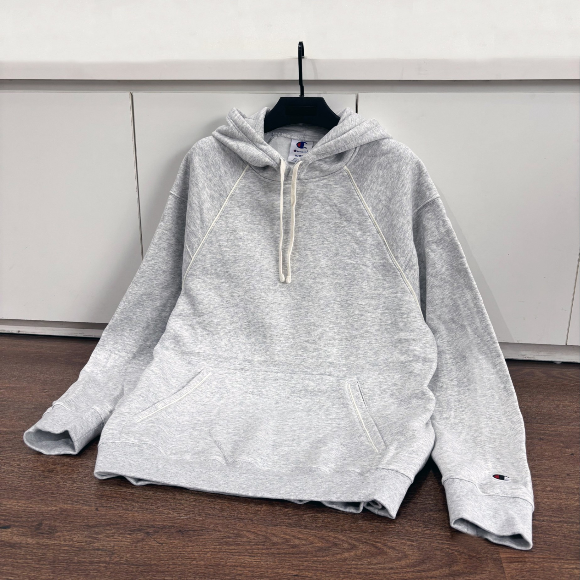 CHAMP POWER BLEND HOODIE IN HEATHER