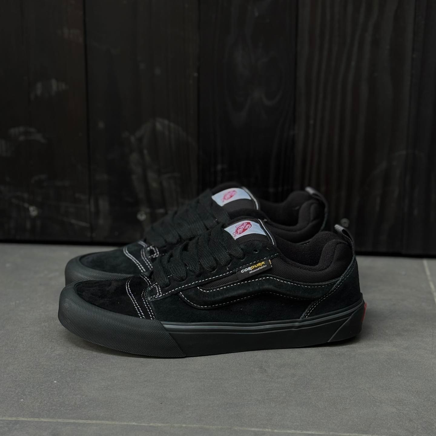 WAFFLE SNEAKER KNU SKOOL BLACK CORDURA FABRIC