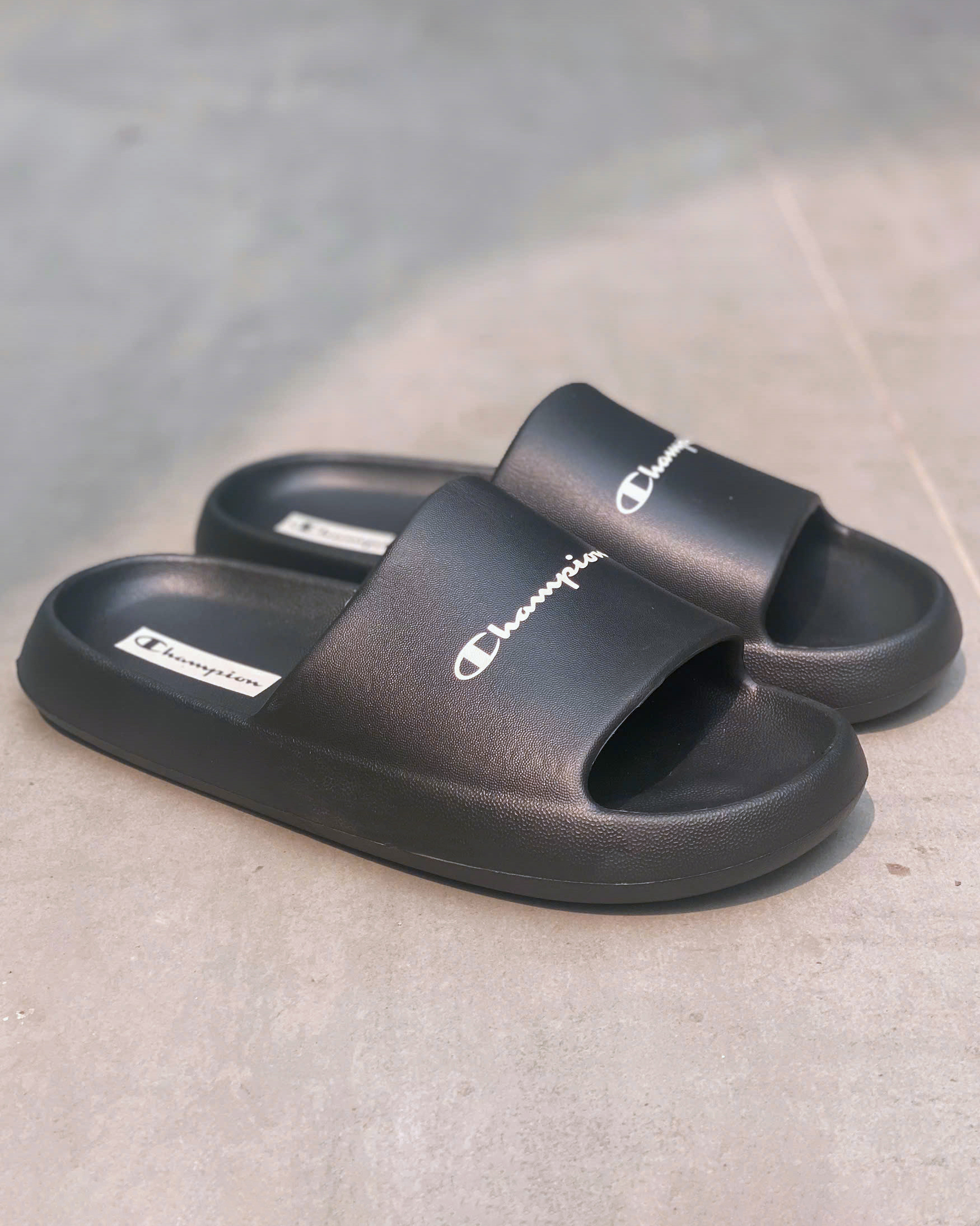 CHAMP SOFT SLIPPER BLACK