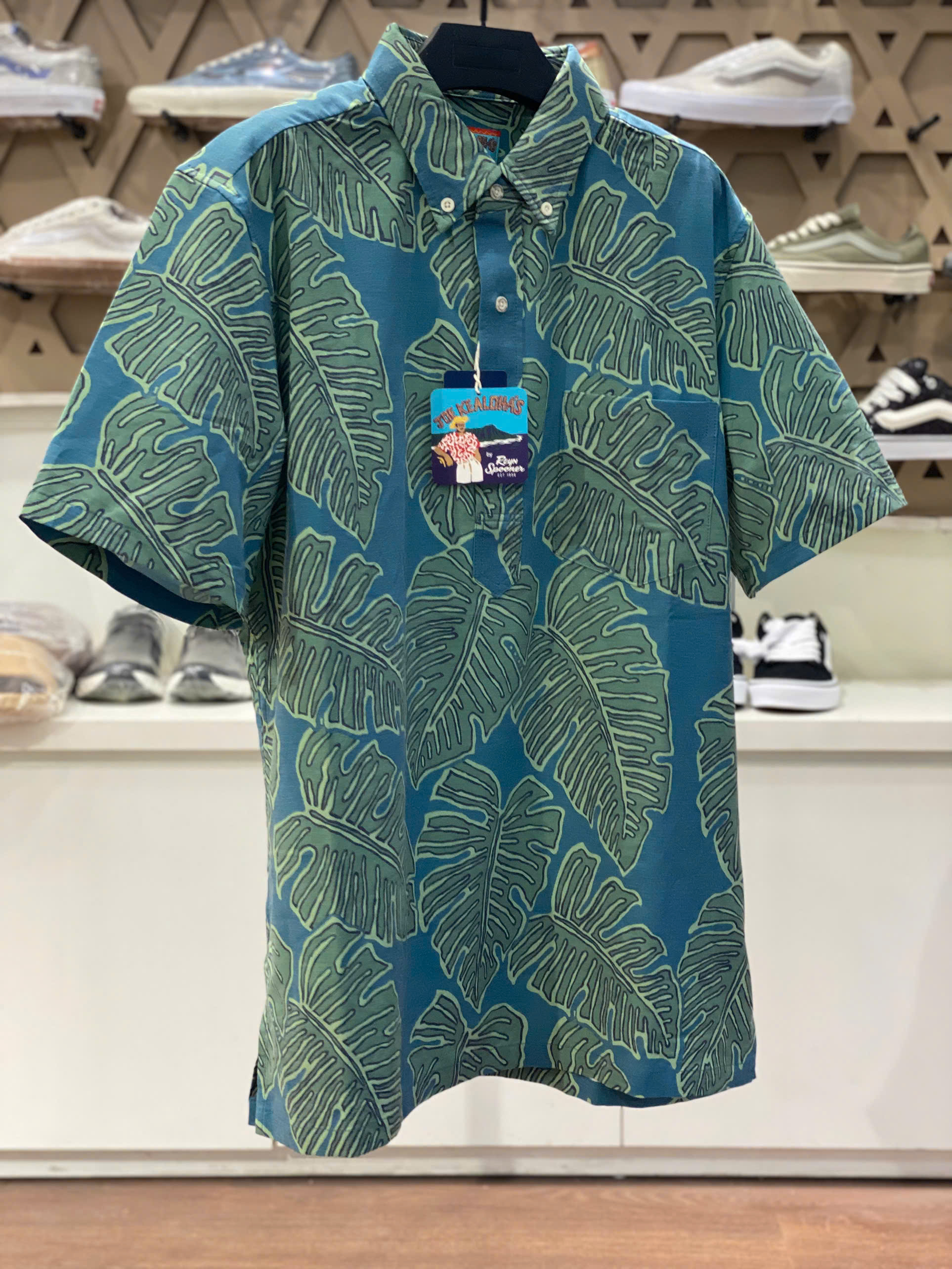 RAYN SPOOONER KEALOHA SHIRT - LEAF