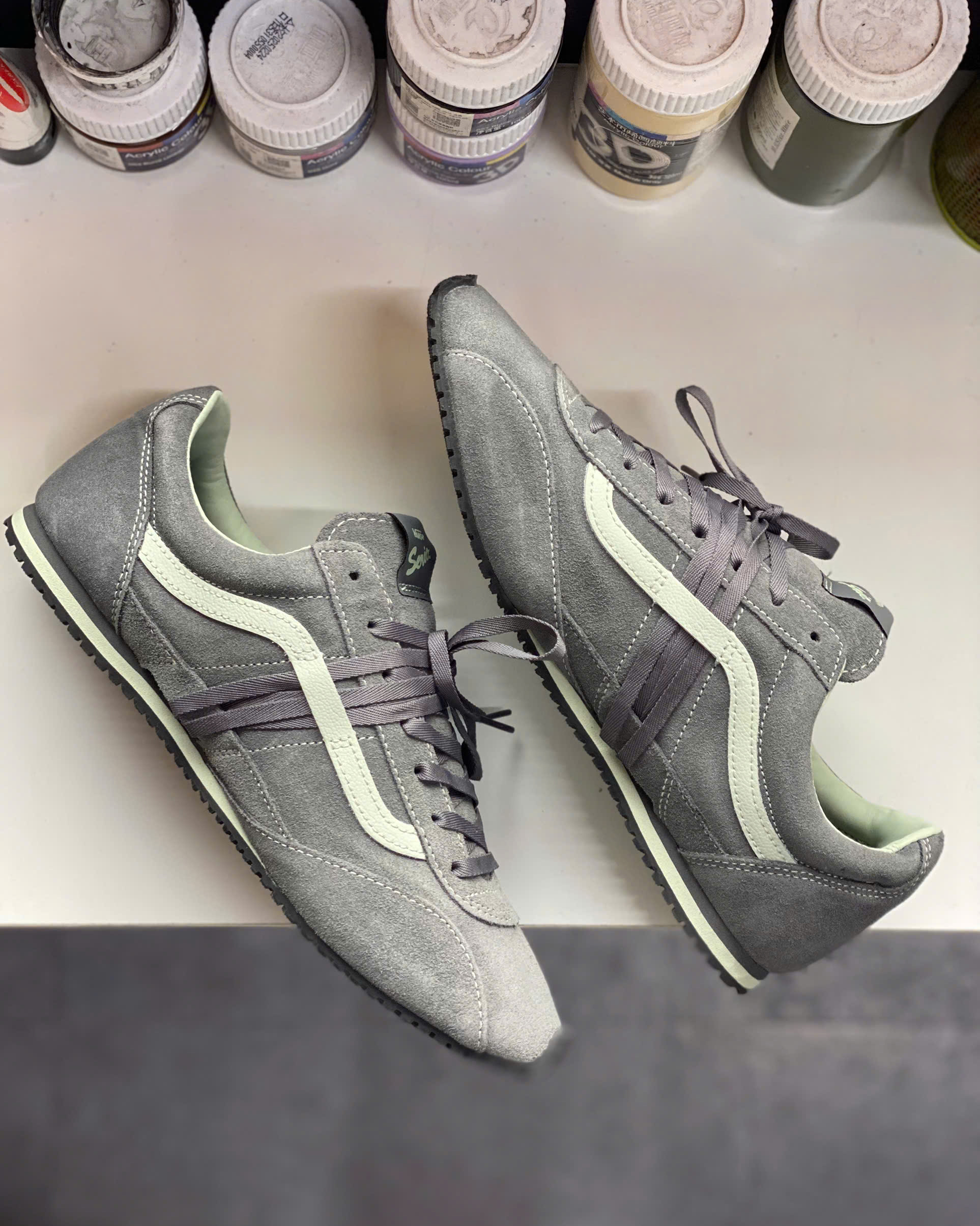 WAFFLE SNEAKER PREMIUM SUPER LOWPRO GREY