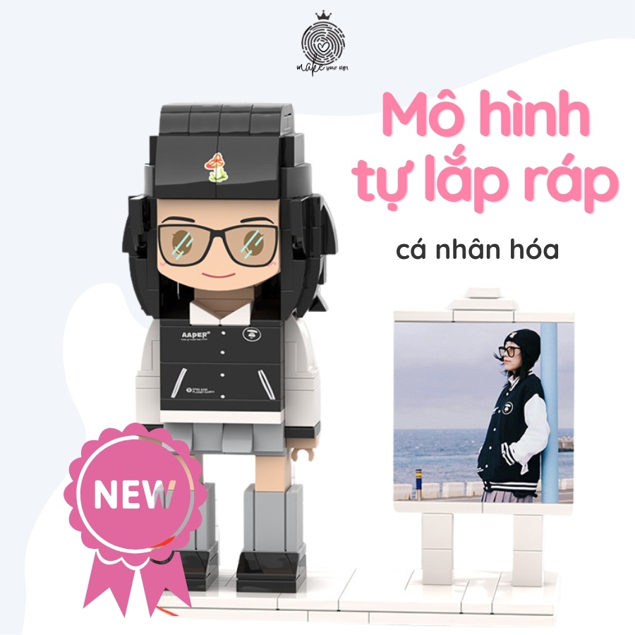 Bộ xếp hình cá nhân hóa tự lắp ráp