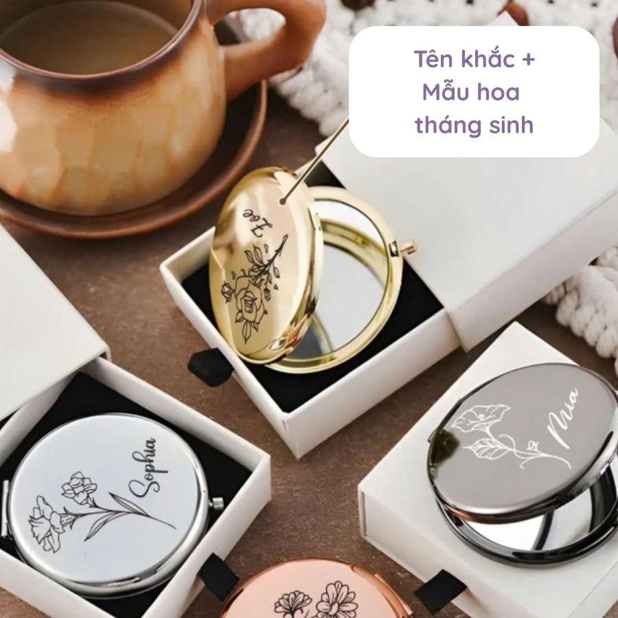 Gương cầm tay cá nhân hóa