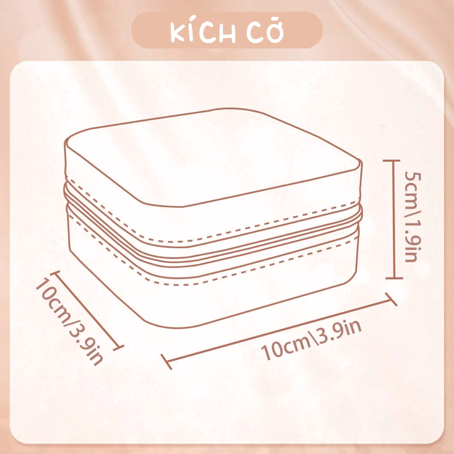Hộp Đựng Trang Sức Cá Nhân Hóa – Khắc Hoa Tháng Sinh Và Tên Riêng