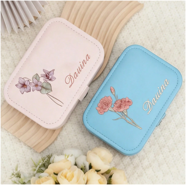 Hộp Đựng Trang Sức Cá Nhân Hóa (size trung) – Khắc Tên Riêng